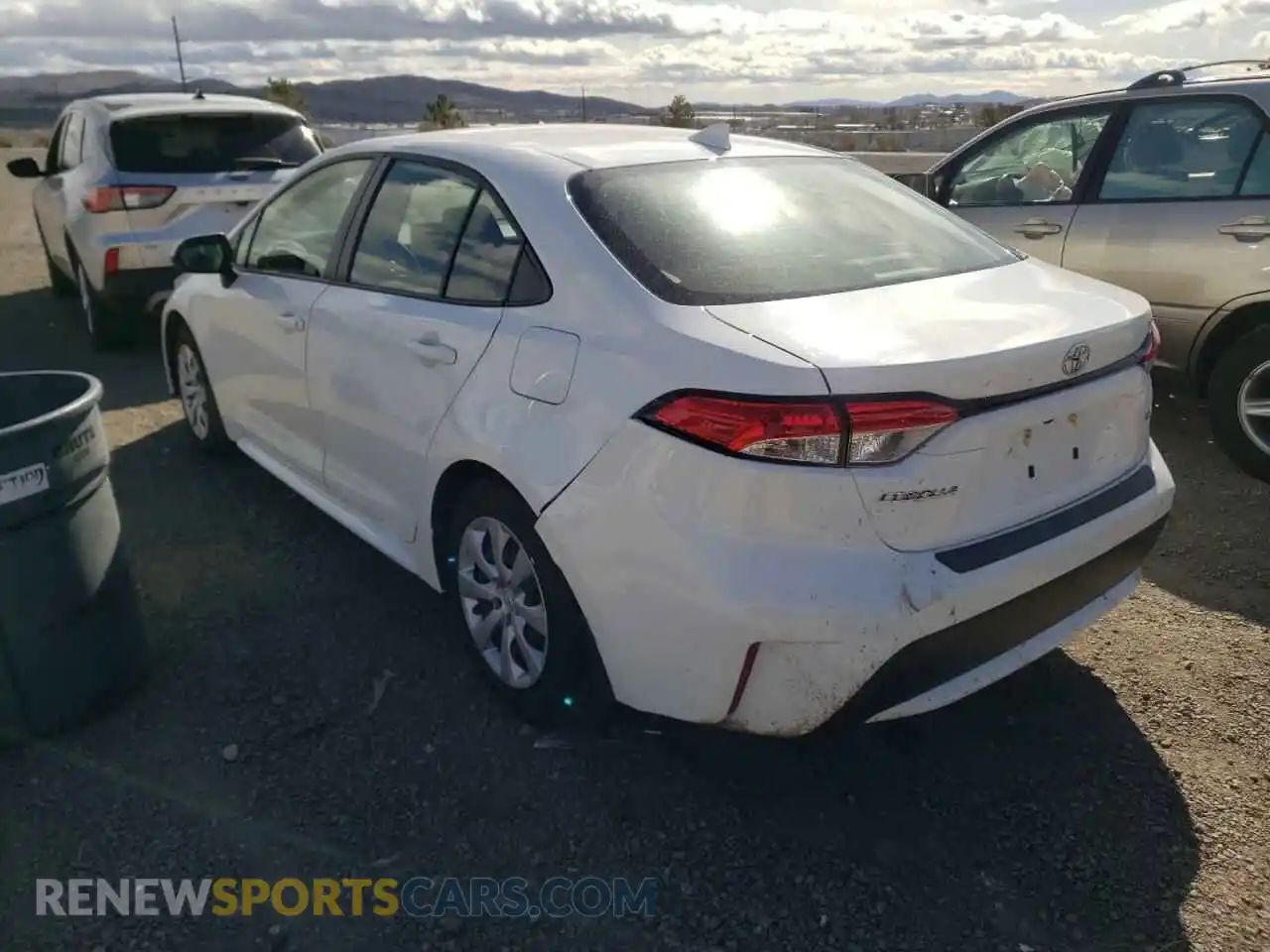 3 Photograph of a damaged car JTDEPMAE1MJ168927 TOYOTA COROLLA 2021