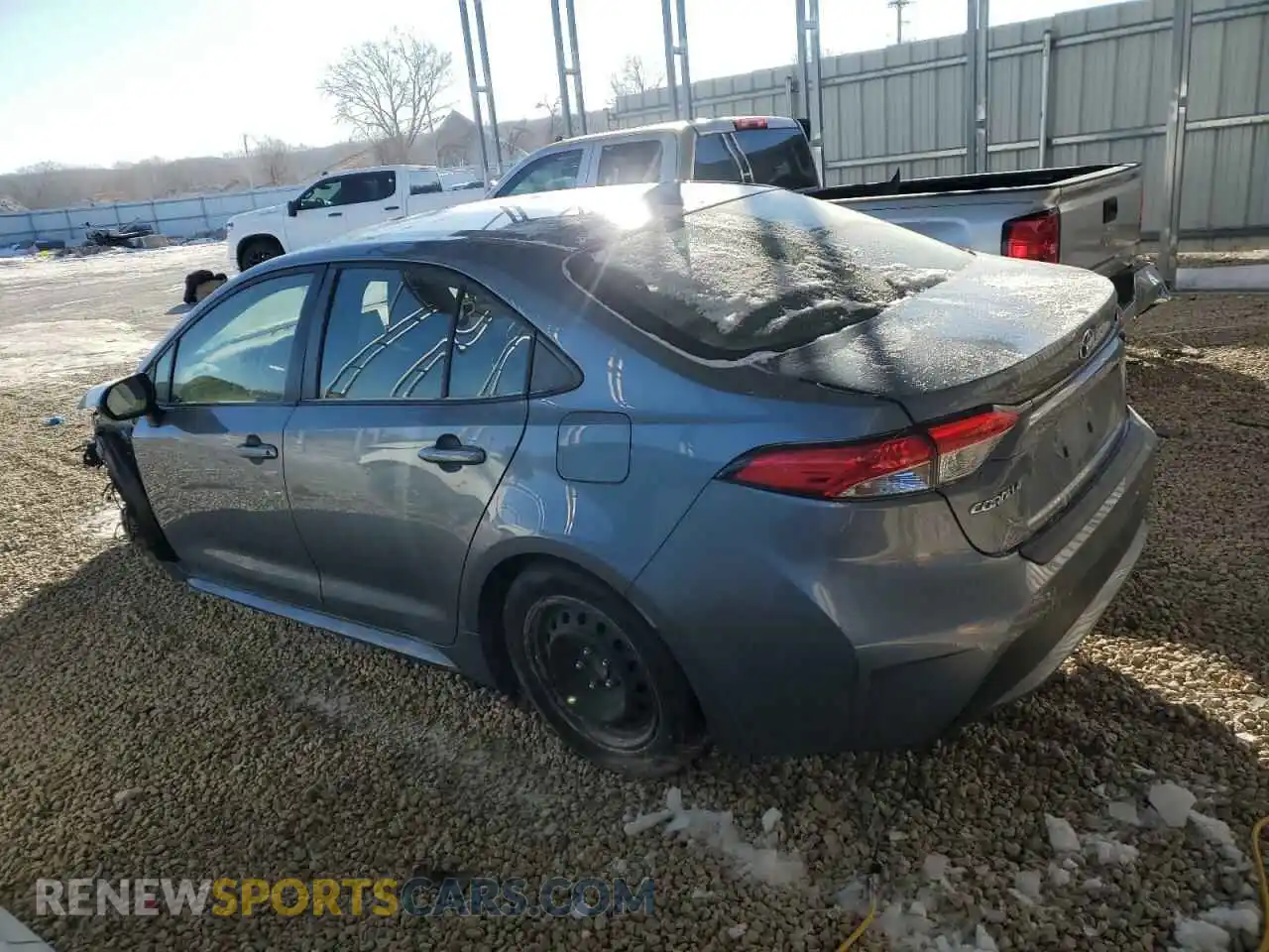 2 Photograph of a damaged car JTDEPMAE1MJ170032 TOYOTA COROLLA 2021