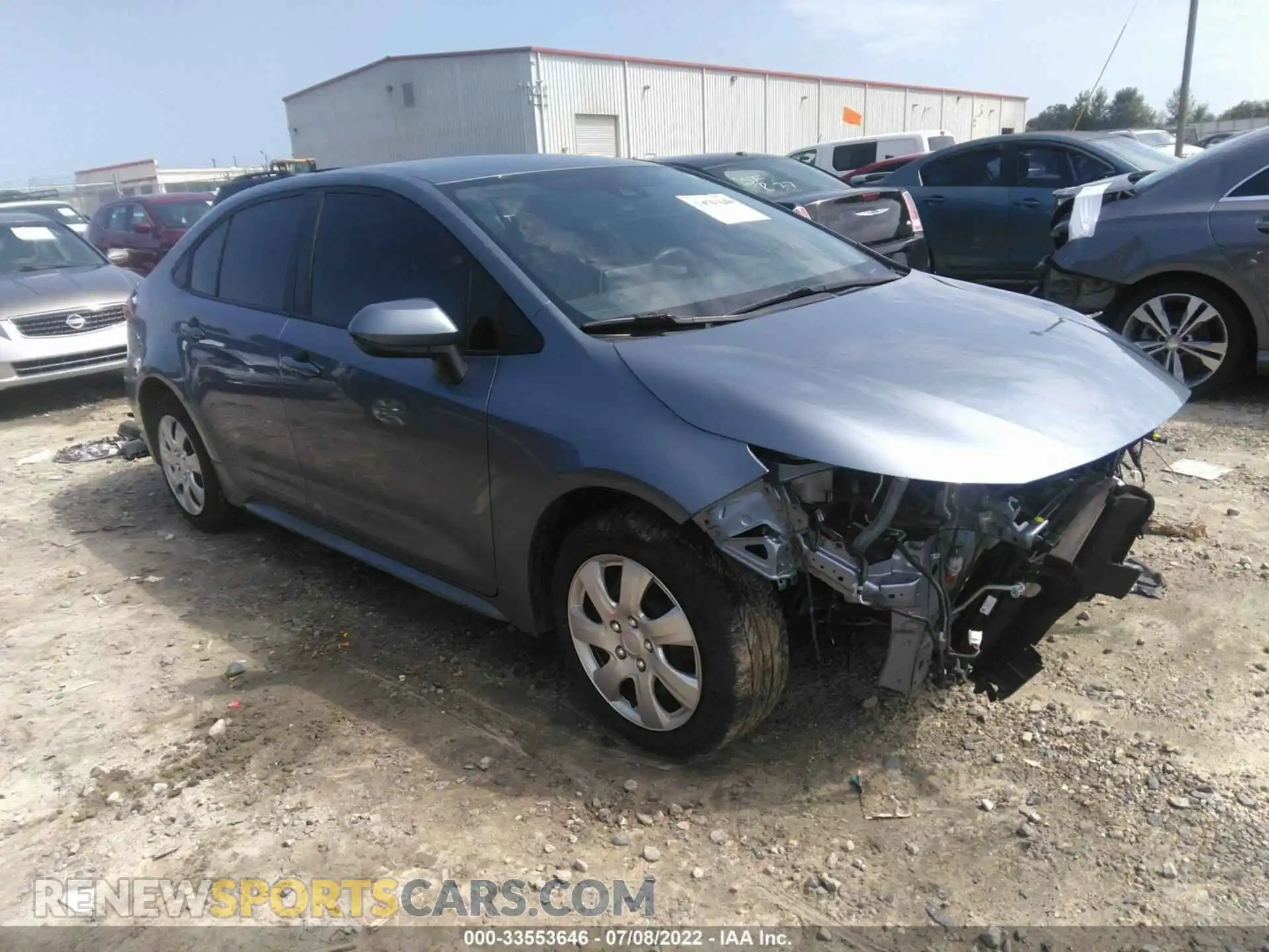 1 Photograph of a damaged car JTDEPMAE1MJ175957 TOYOTA COROLLA 2021