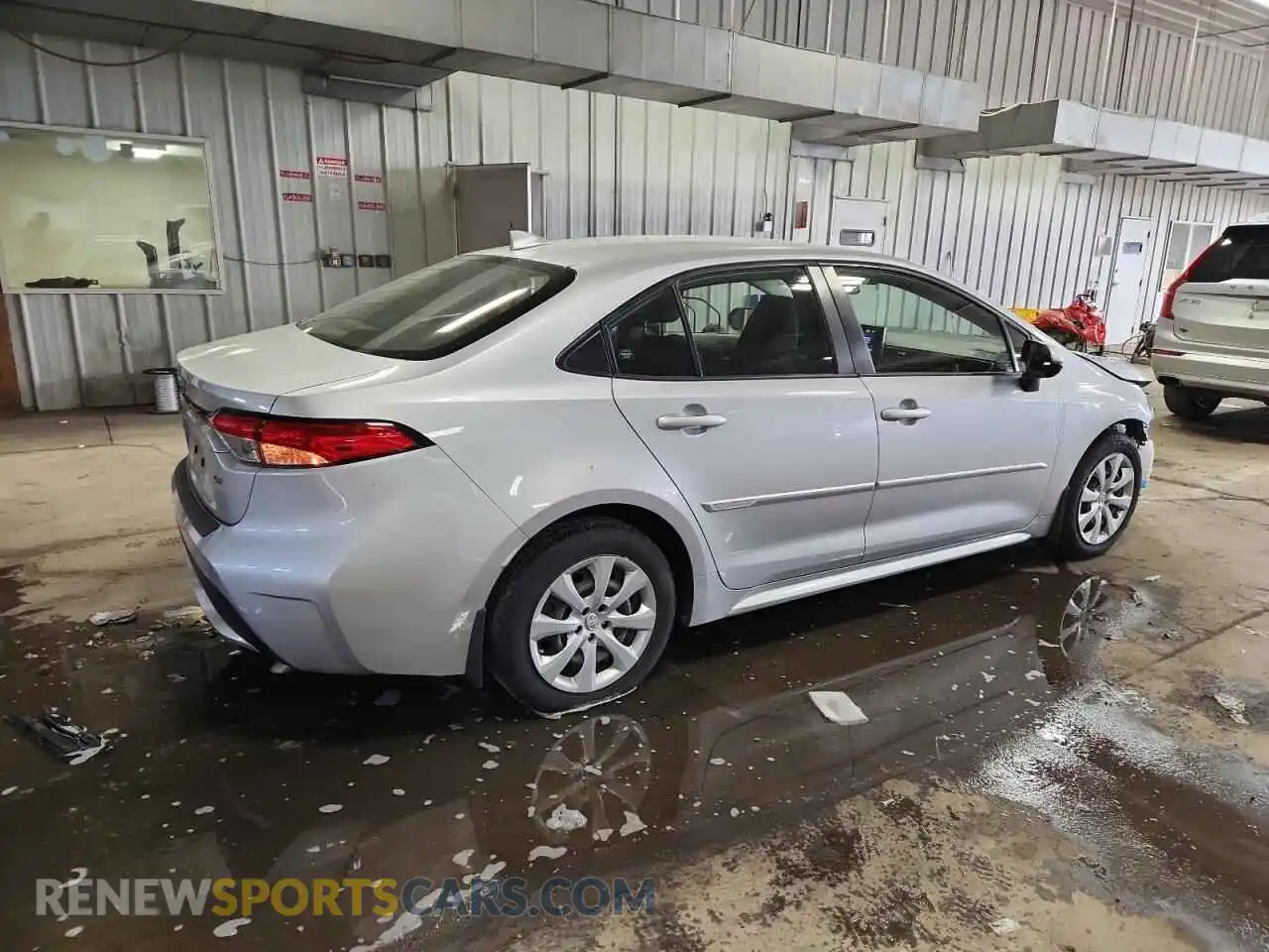 3 Photograph of a damaged car JTDEPMAE1MJ176199 TOYOTA COROLLA 2021