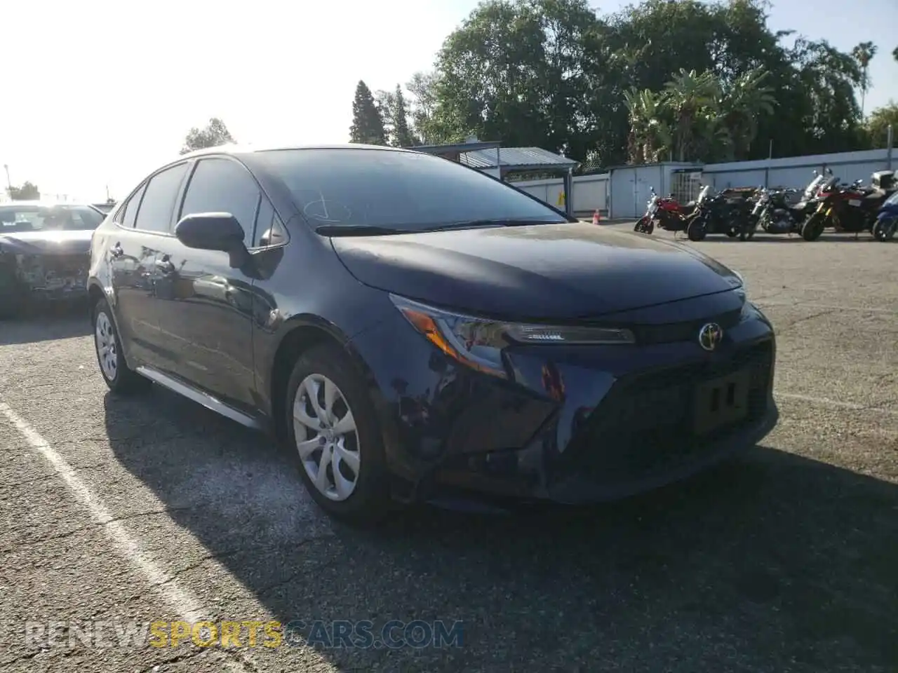 1 Photograph of a damaged car JTDEPMAE1MJ179037 TOYOTA COROLLA 2021