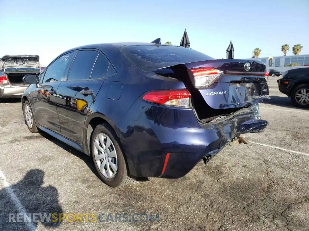 3 Photograph of a damaged car JTDEPMAE1MJ179037 TOYOTA COROLLA 2021