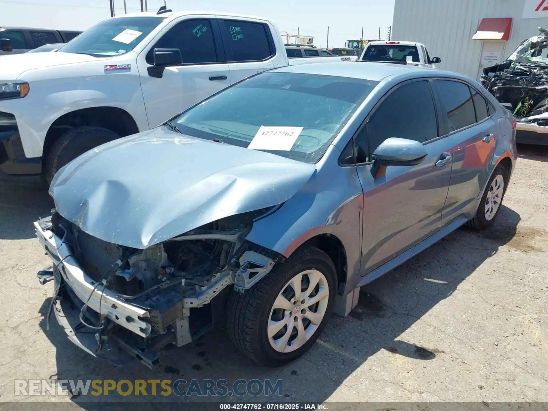 2 Photograph of a damaged car JTDEPMAE1MJ179250 TOYOTA COROLLA 2021