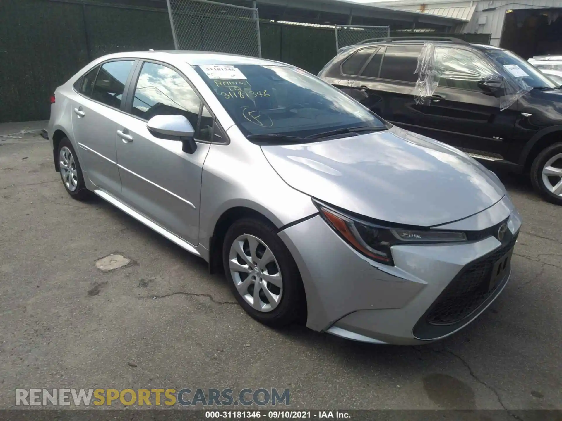 1 fotografías del automóvil dañado JTDEPMAE1MJ179488 TOYOTA COROLLA 2021