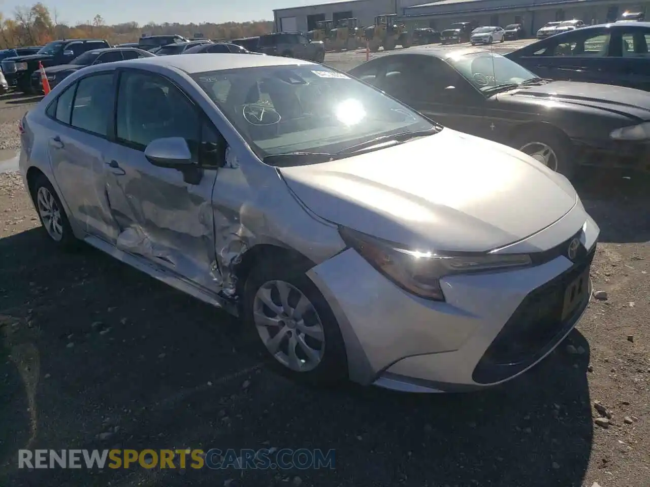 1 Photograph of a damaged car JTDEPMAE1MJ180012 TOYOTA COROLLA 2021