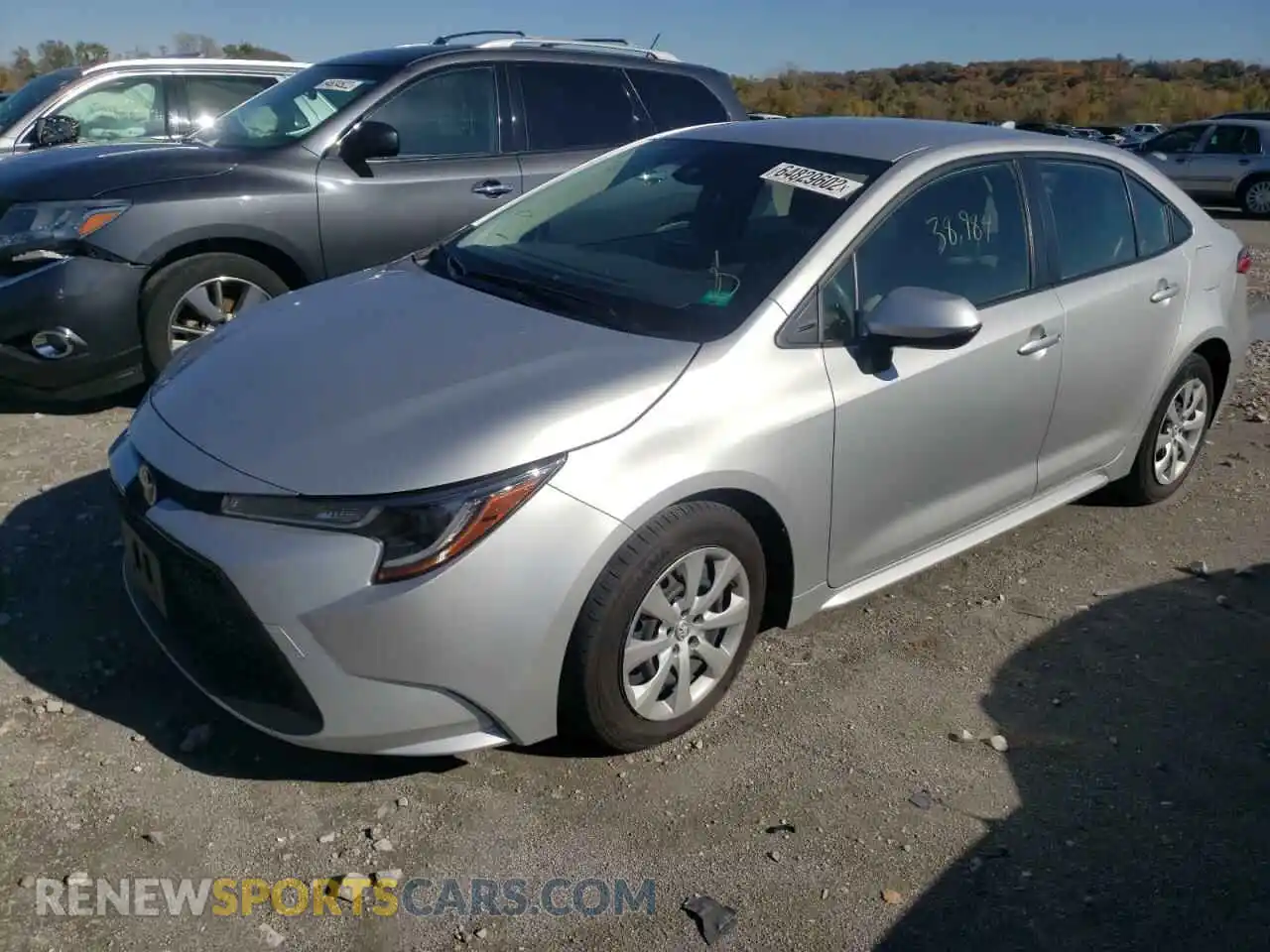 2 Photograph of a damaged car JTDEPMAE1MJ180012 TOYOTA COROLLA 2021