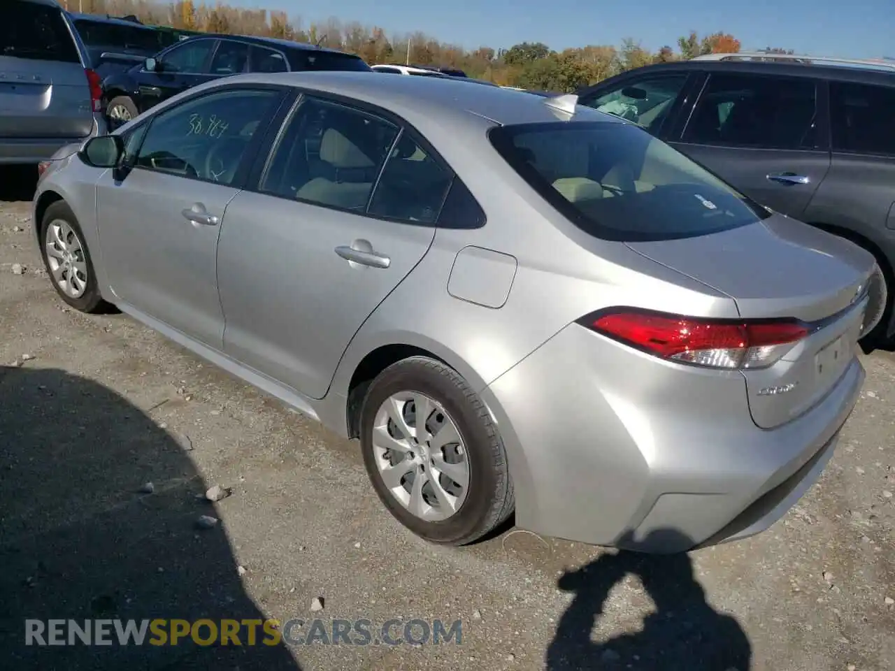 3 Photograph of a damaged car JTDEPMAE1MJ180012 TOYOTA COROLLA 2021