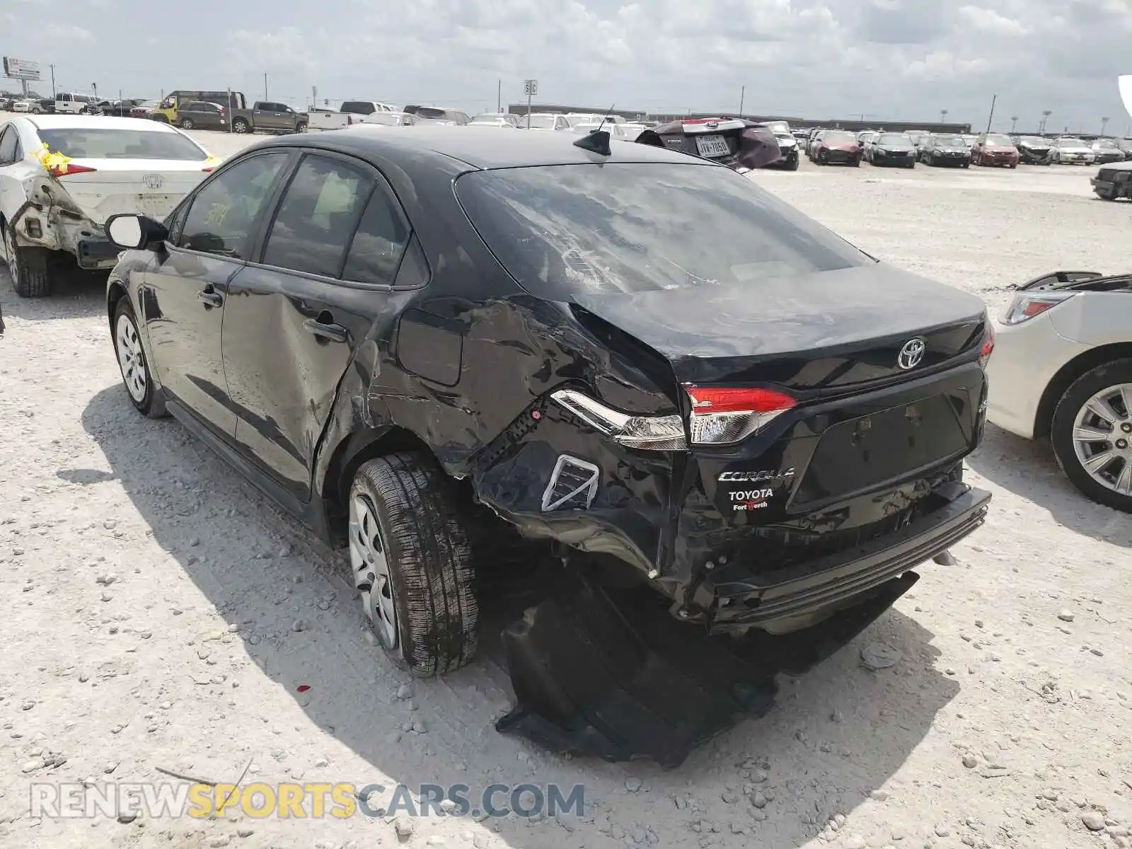 3 Photograph of a damaged car JTDEPMAE1MJ181323 TOYOTA COROLLA 2021