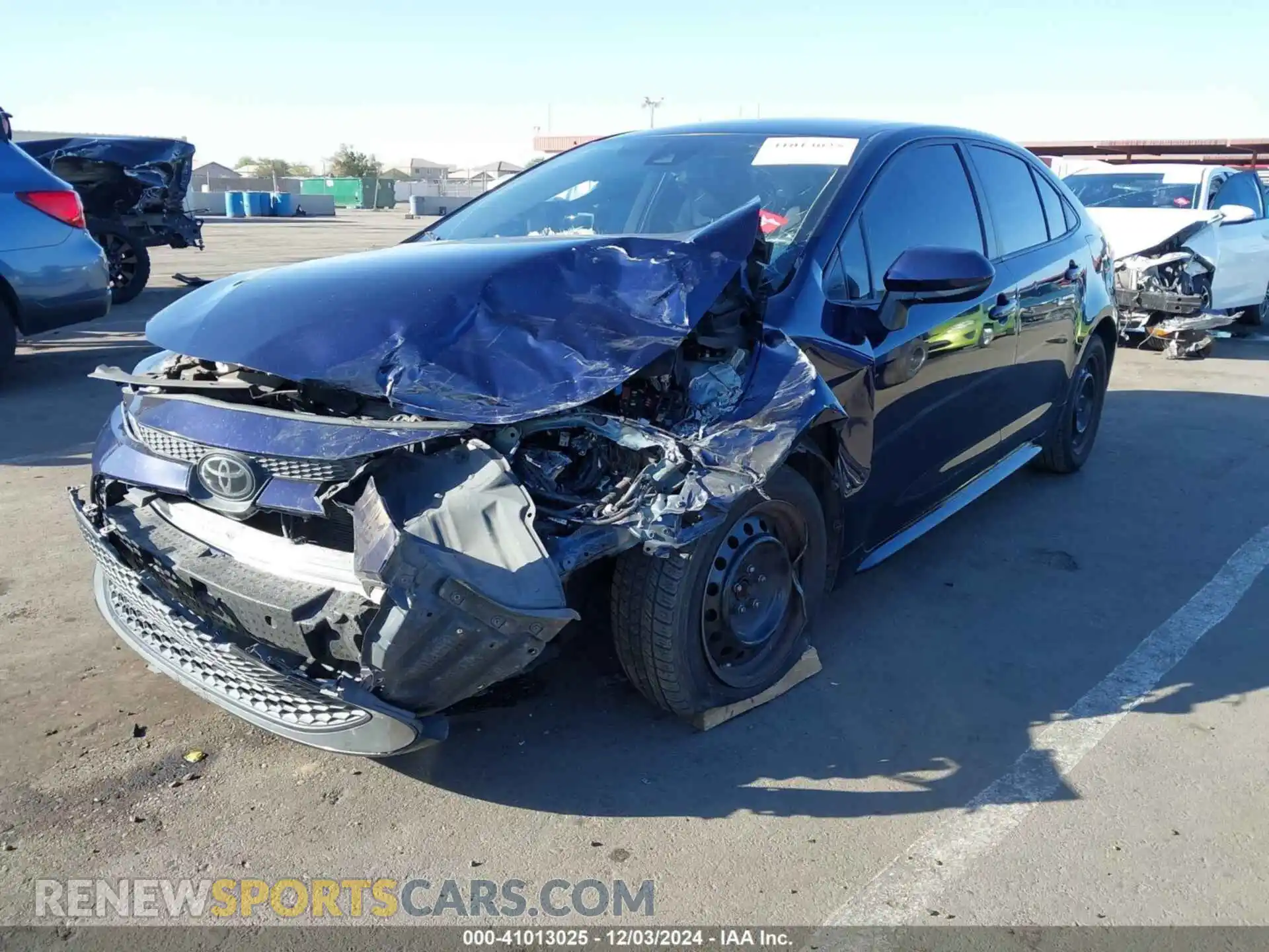 2 Photograph of a damaged car JTDEPMAE1MJ181340 TOYOTA COROLLA 2021