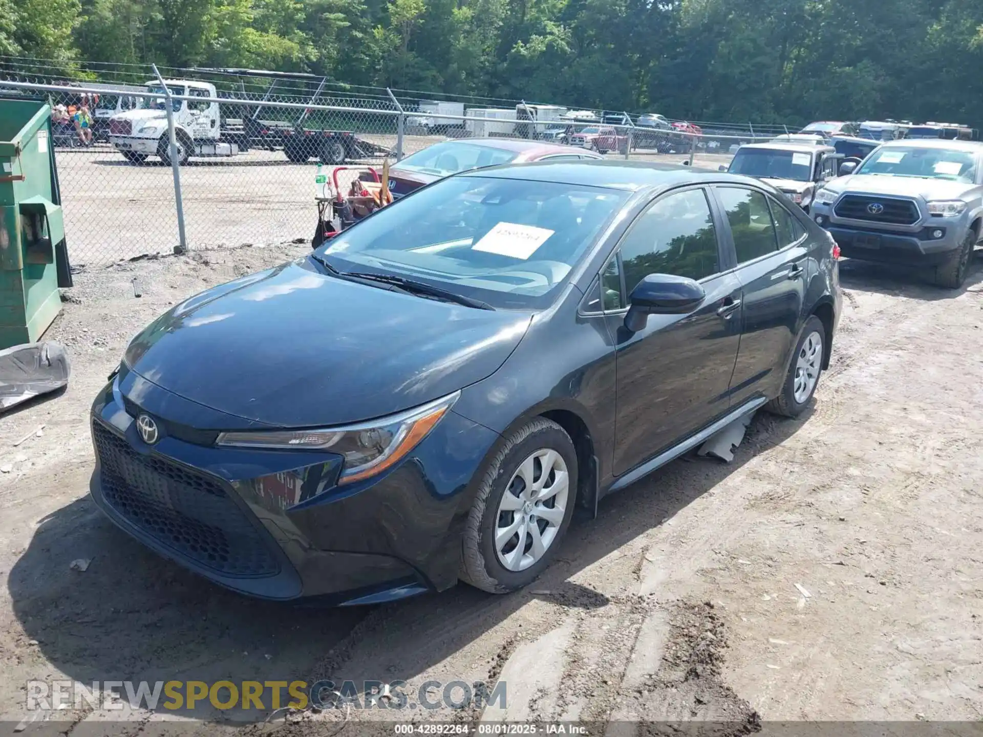 2 Photograph of a damaged car JTDEPMAE1MJ185260 TOYOTA COROLLA 2021