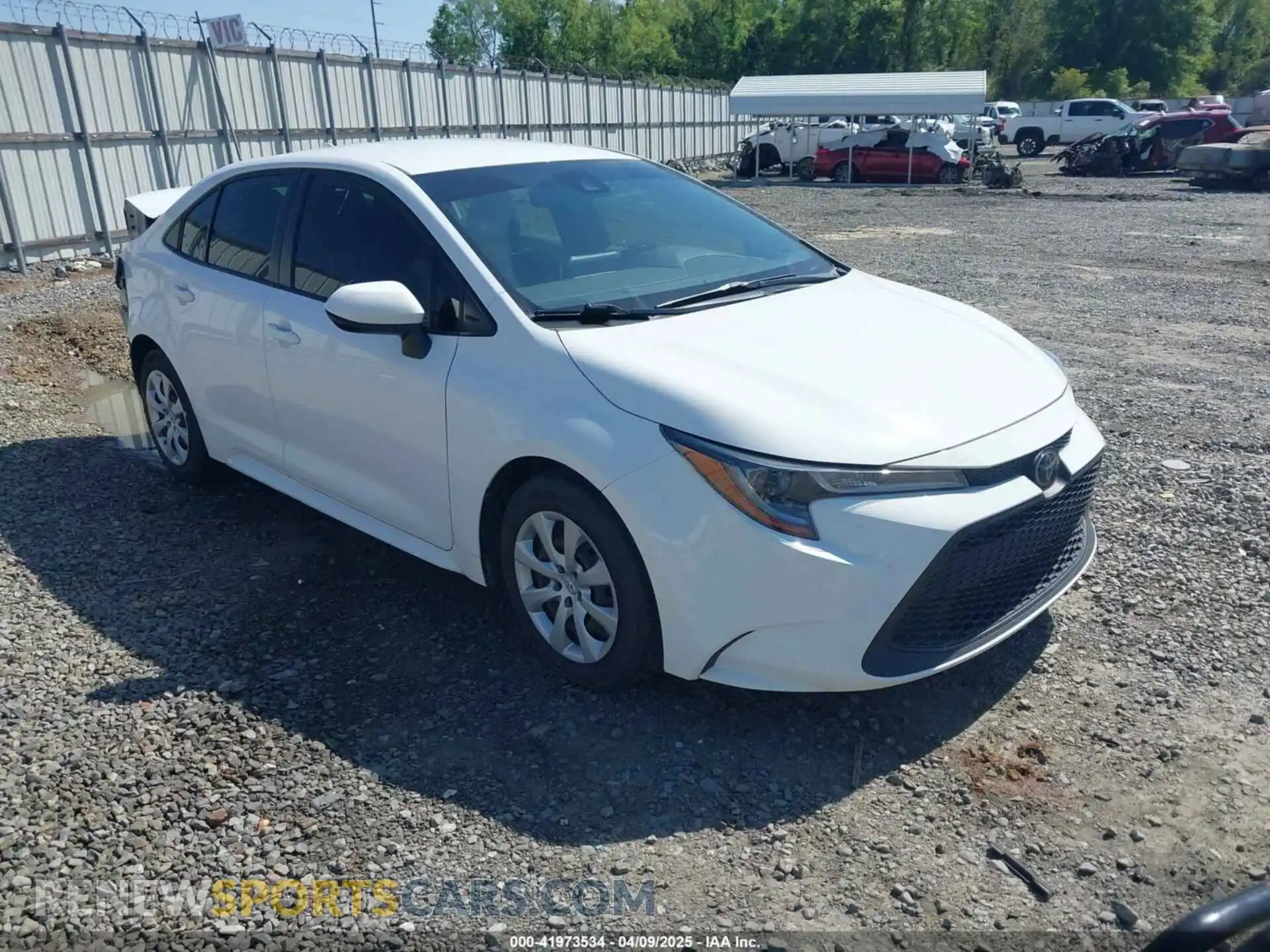 1 Photograph of a damaged car JTDEPMAE1MJ188126 TOYOTA COROLLA 2021