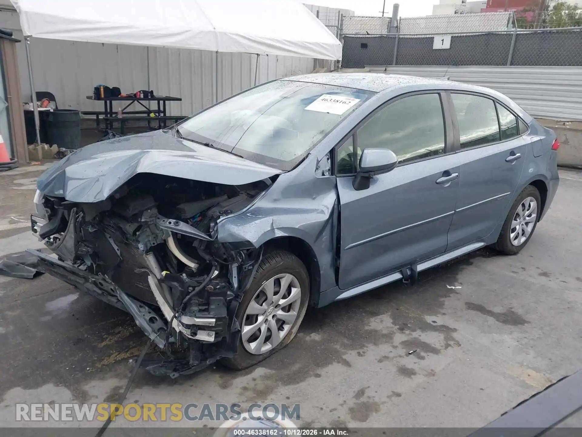 2 Фотография поврежденного автомобиля JTDEPMAE1MJ189941 TOYOTA COROLLA 2021