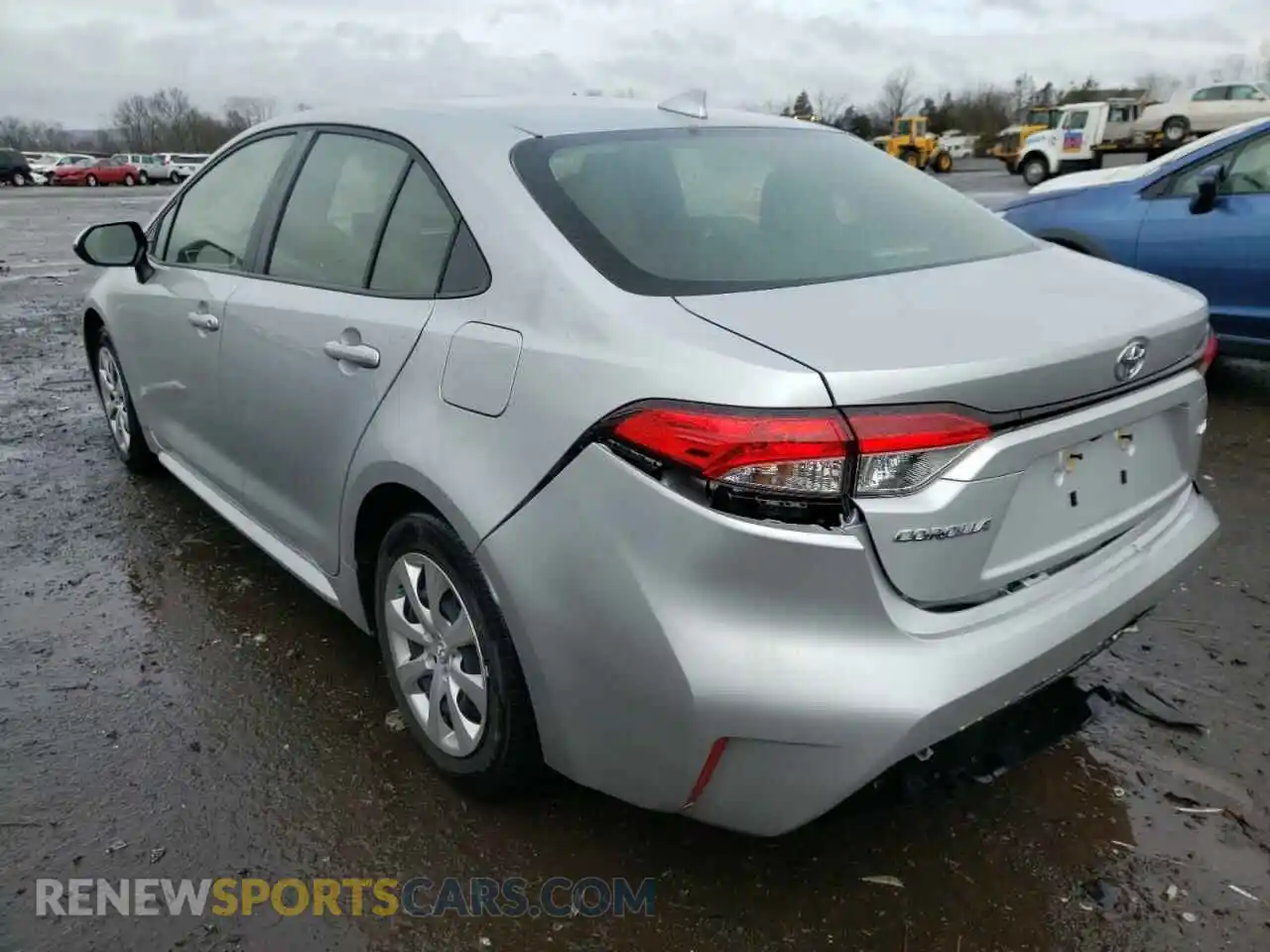 3 Фотография поврежденного автомобиля JTDEPMAE1MJ190037 TOYOTA COROLLA 2021