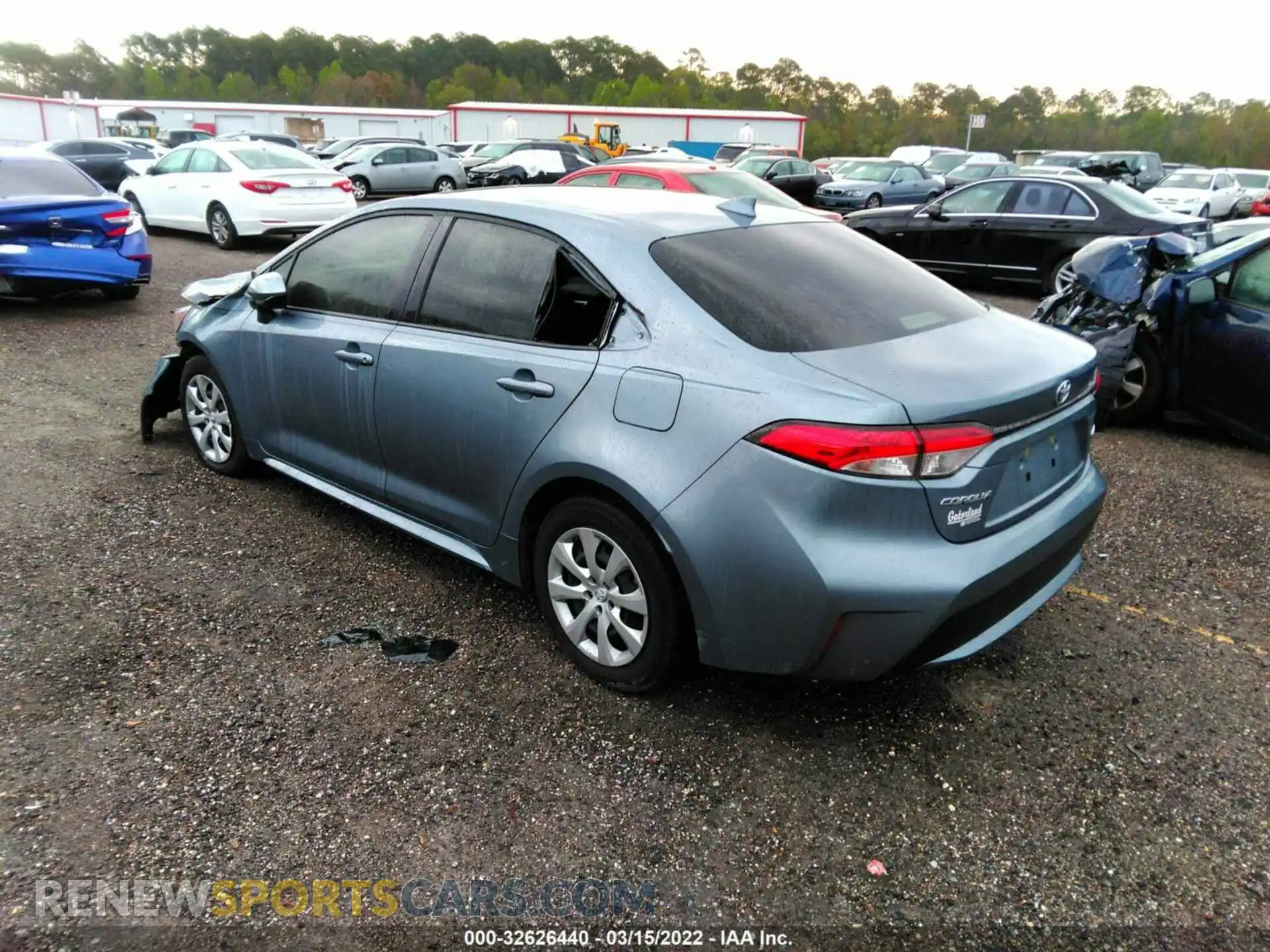 3 Photograph of a damaged car JTDEPMAE2MJ117873 TOYOTA COROLLA 2021