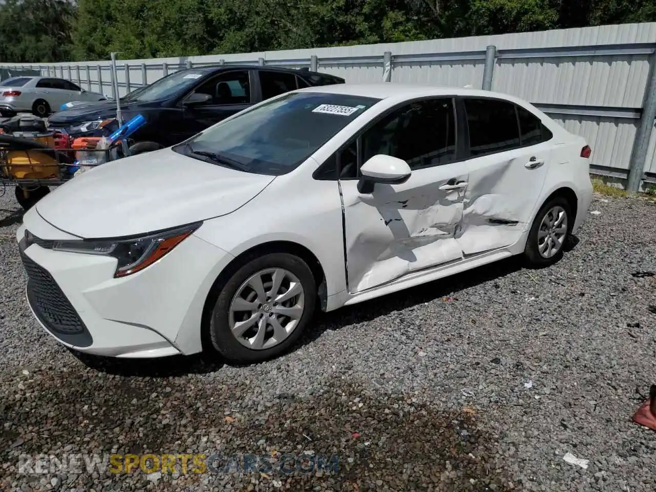 1 Photograph of a damaged car JTDEPMAE2MJ118652 TOYOTA COROLLA 2021