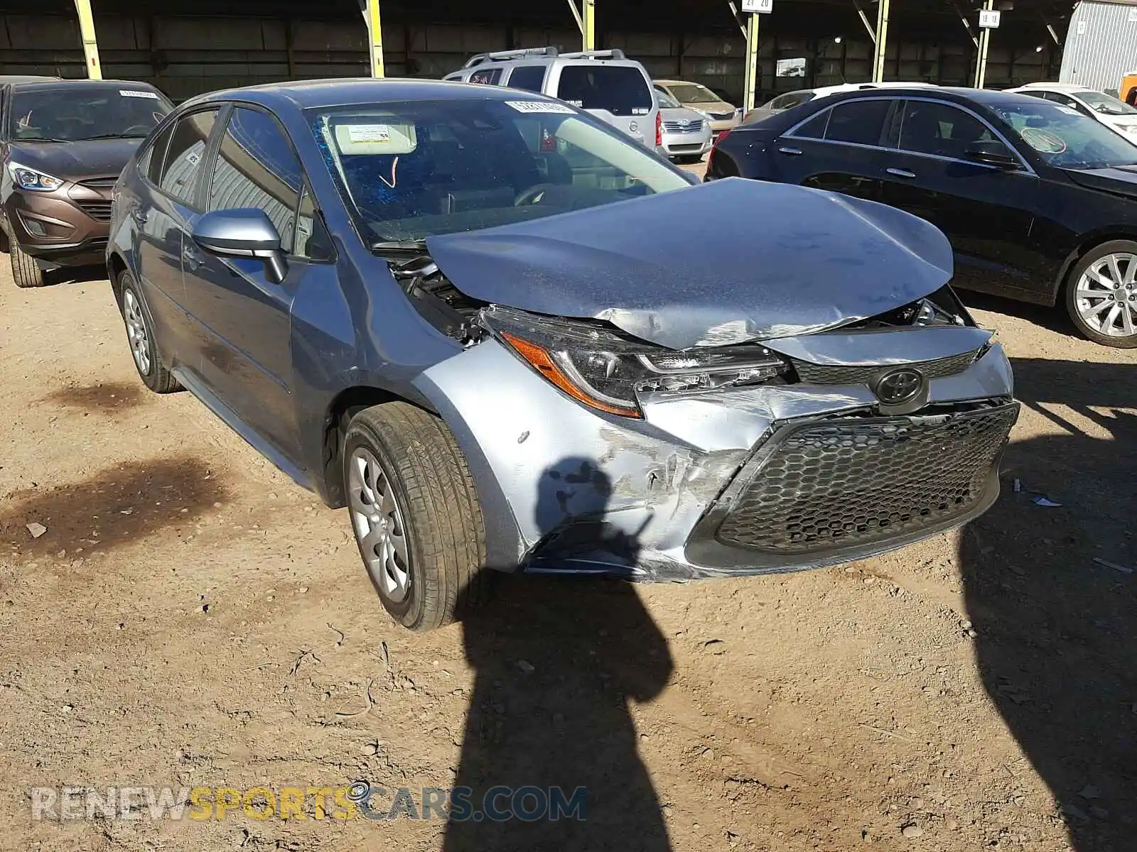 1 Photograph of a damaged car JTDEPMAE2MJ123835 TOYOTA COROLLA 2021