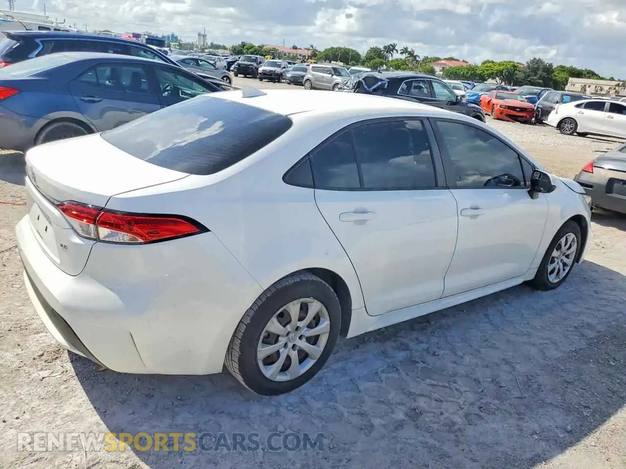 3 Photograph of a damaged car JTDEPMAE2MJ124953 TOYOTA COROLLA 2021