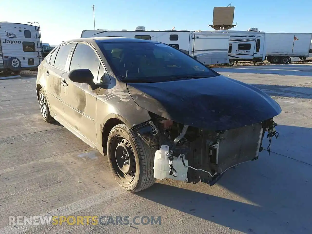 1 Photograph of a damaged car JTDEPMAE2MJ126055 TOYOTA COROLLA 2021