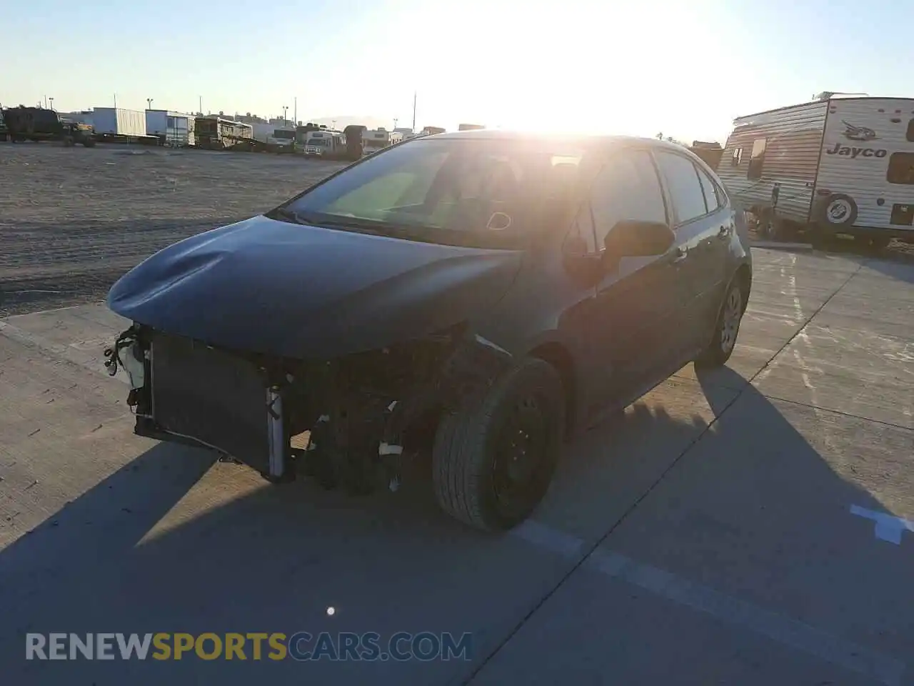 2 Photograph of a damaged car JTDEPMAE2MJ126055 TOYOTA COROLLA 2021
