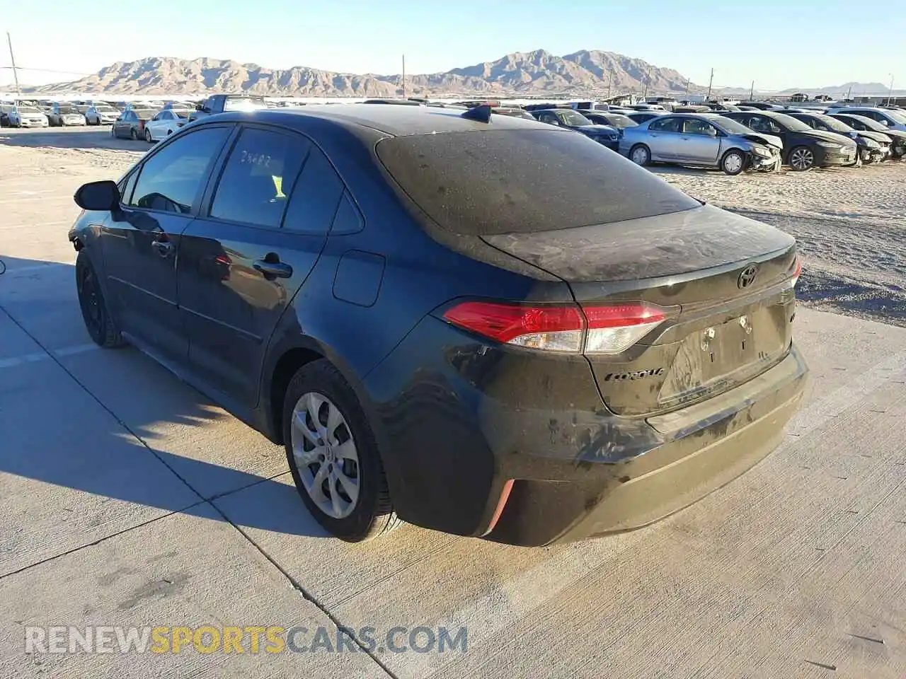 3 Photograph of a damaged car JTDEPMAE2MJ126055 TOYOTA COROLLA 2021