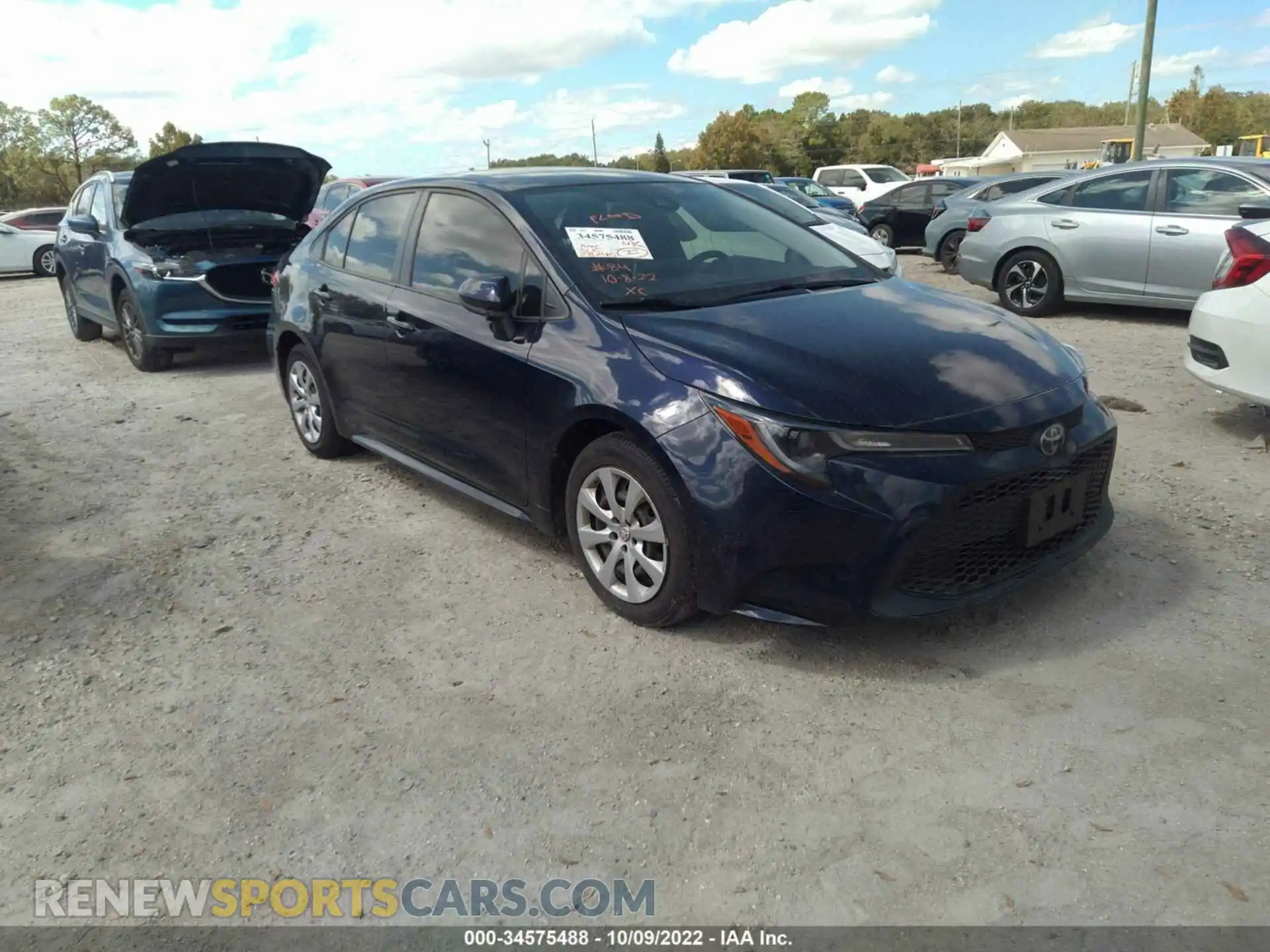 1 Photograph of a damaged car JTDEPMAE2MJ126993 TOYOTA COROLLA 2021