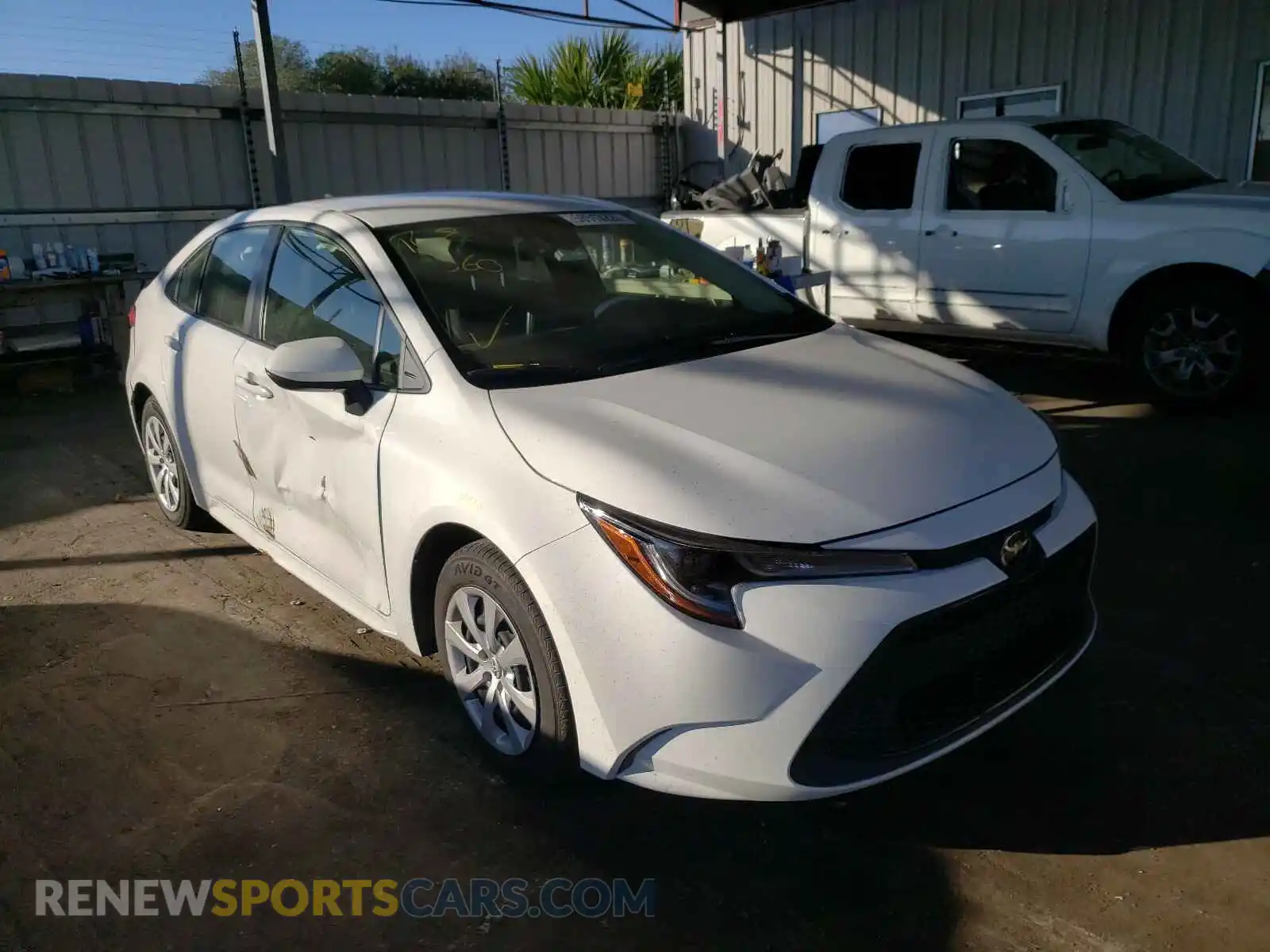 1 Photograph of a damaged car JTDEPMAE2MJ127187 TOYOTA COROLLA 2021