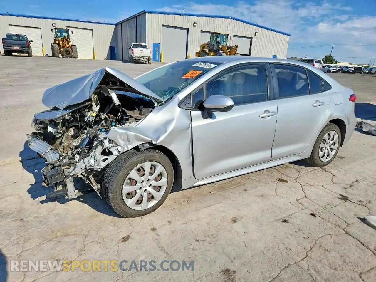 1 Photograph of a damaged car JTDEPMAE2MJ130137 TOYOTA COROLLA 2021