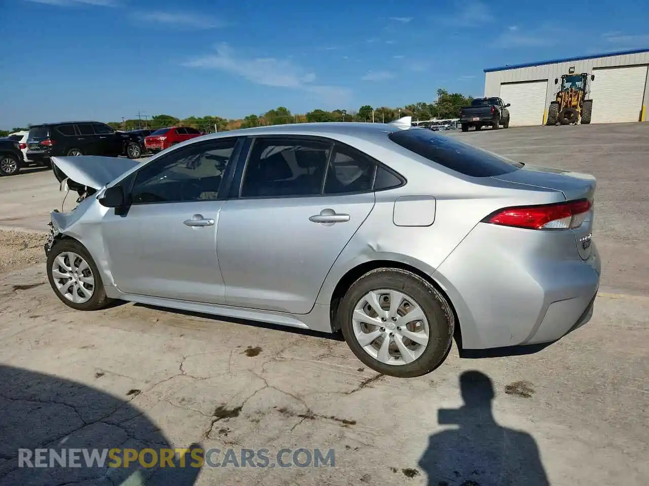 2 Photograph of a damaged car JTDEPMAE2MJ130137 TOYOTA COROLLA 2021