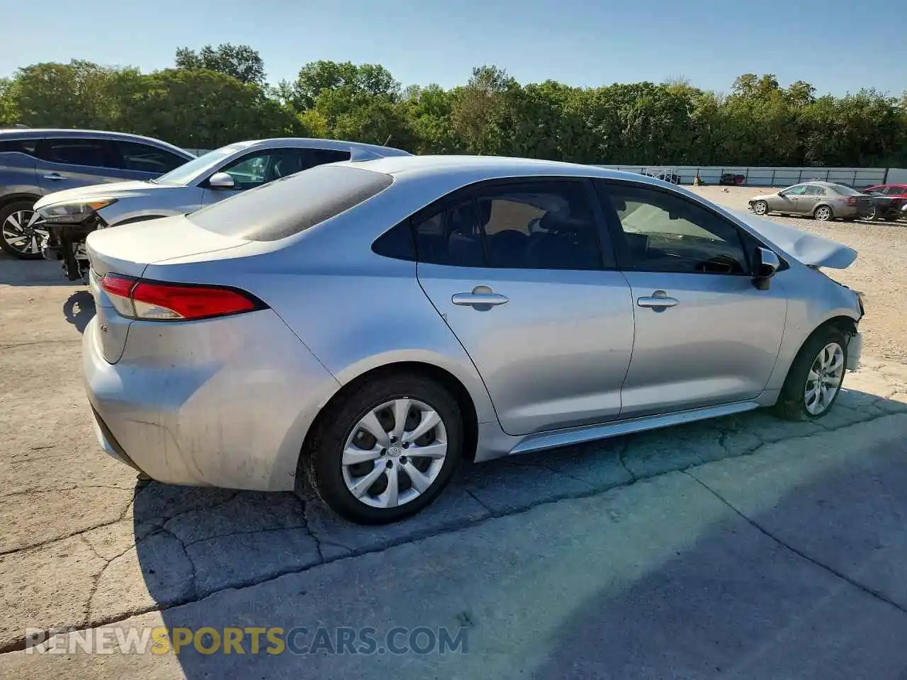 3 Photograph of a damaged car JTDEPMAE2MJ130137 TOYOTA COROLLA 2021