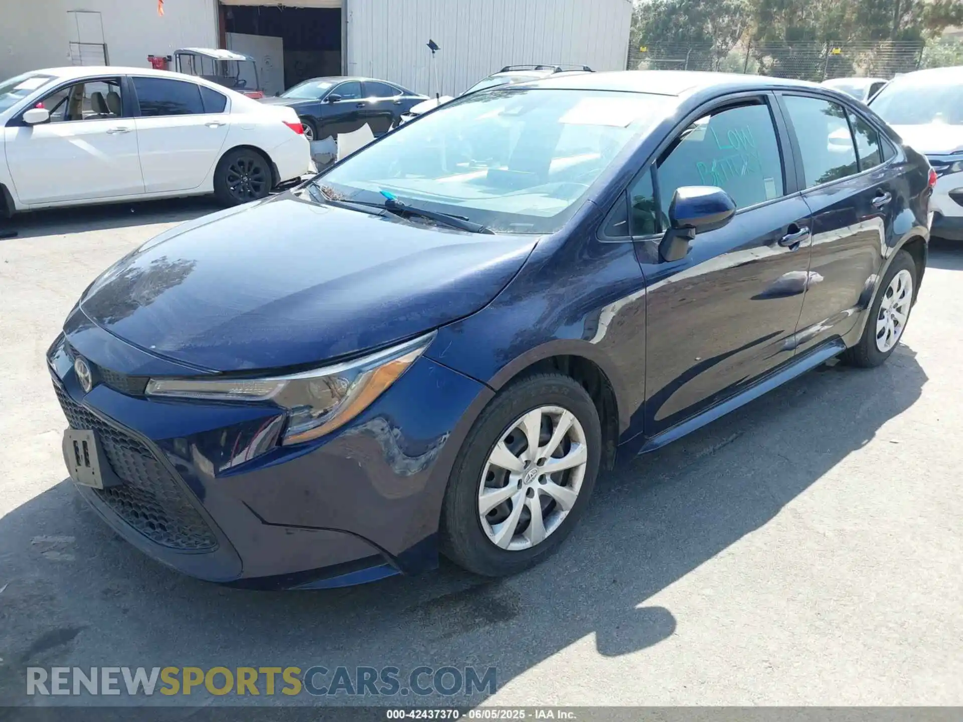 2 Photograph of a damaged car JTDEPMAE2MJ132745 TOYOTA COROLLA 2021