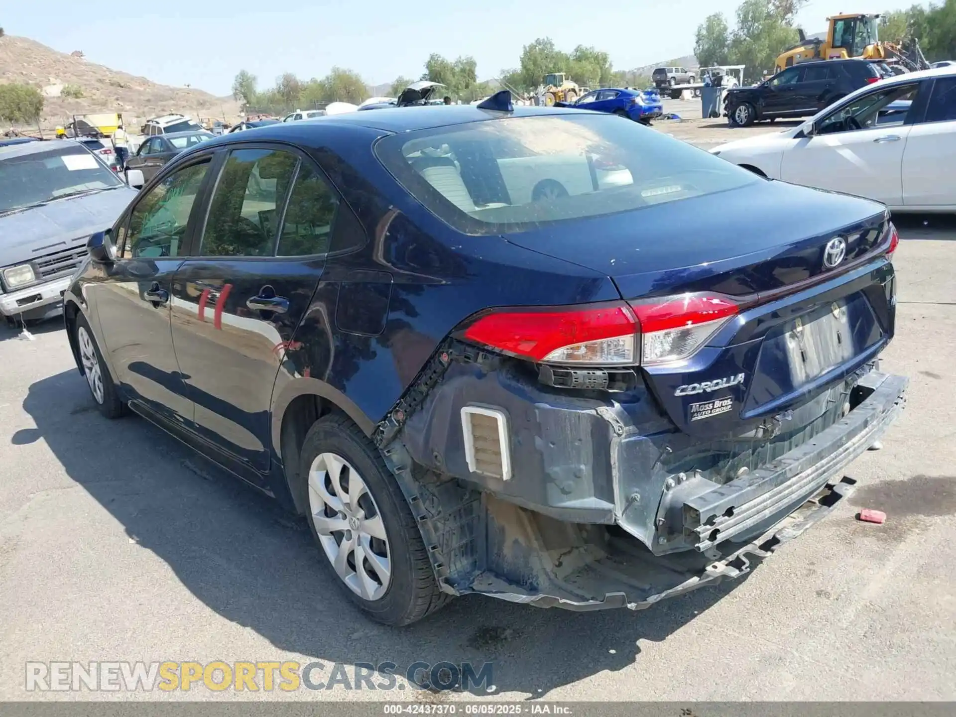3 Photograph of a damaged car JTDEPMAE2MJ132745 TOYOTA COROLLA 2021