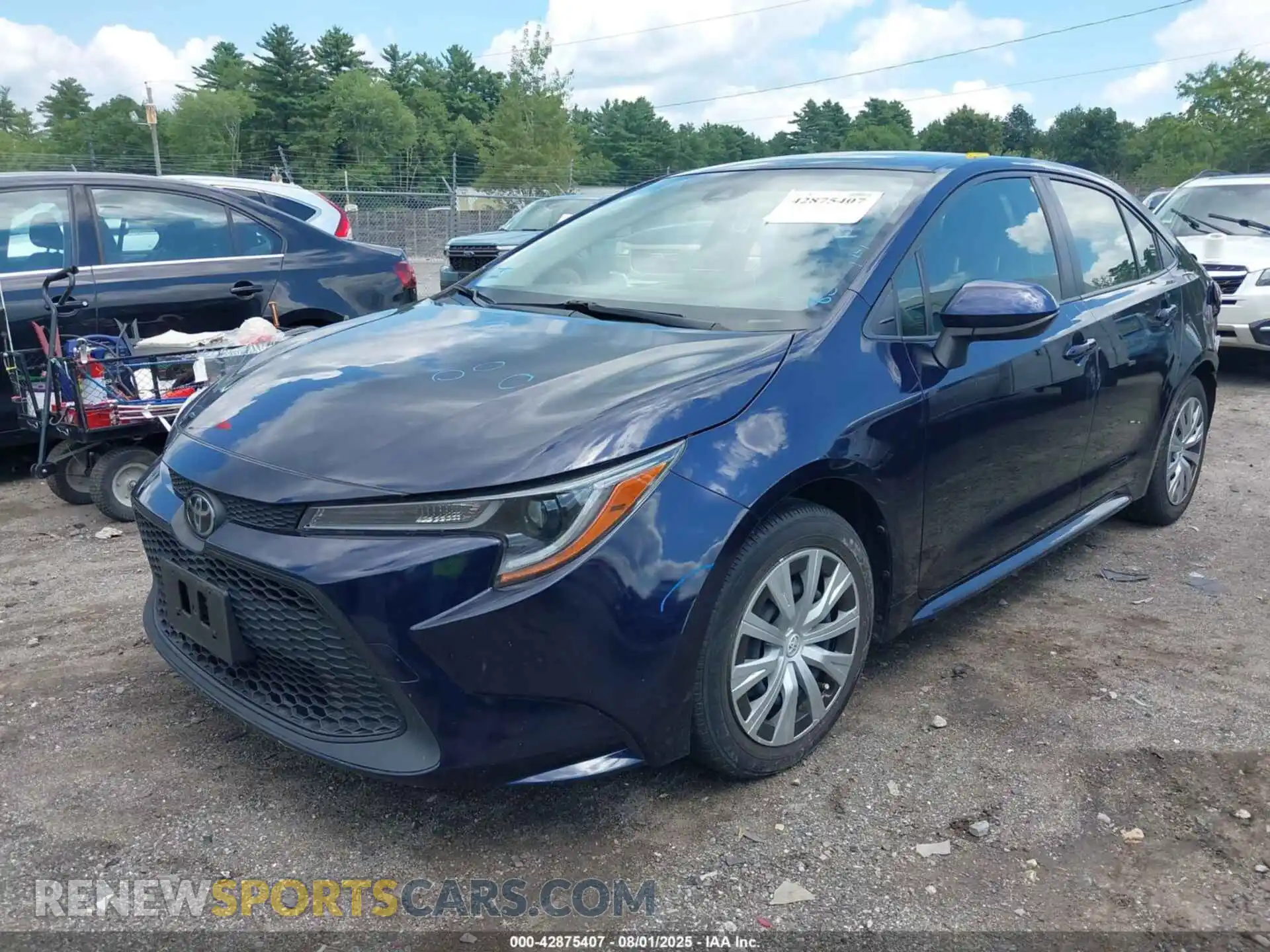 2 Photograph of a damaged car JTDEPMAE2MJ135595 TOYOTA COROLLA 2021
