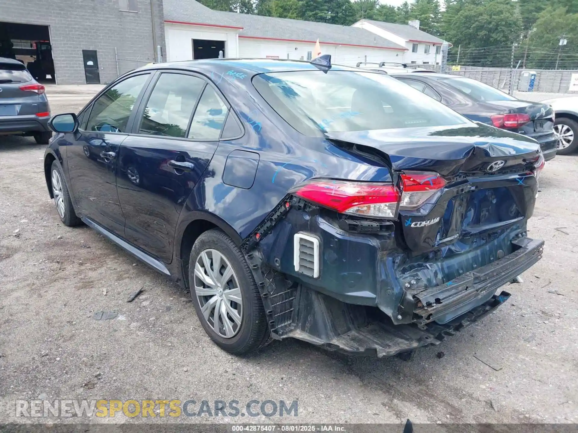 3 Photograph of a damaged car JTDEPMAE2MJ135595 TOYOTA COROLLA 2021
