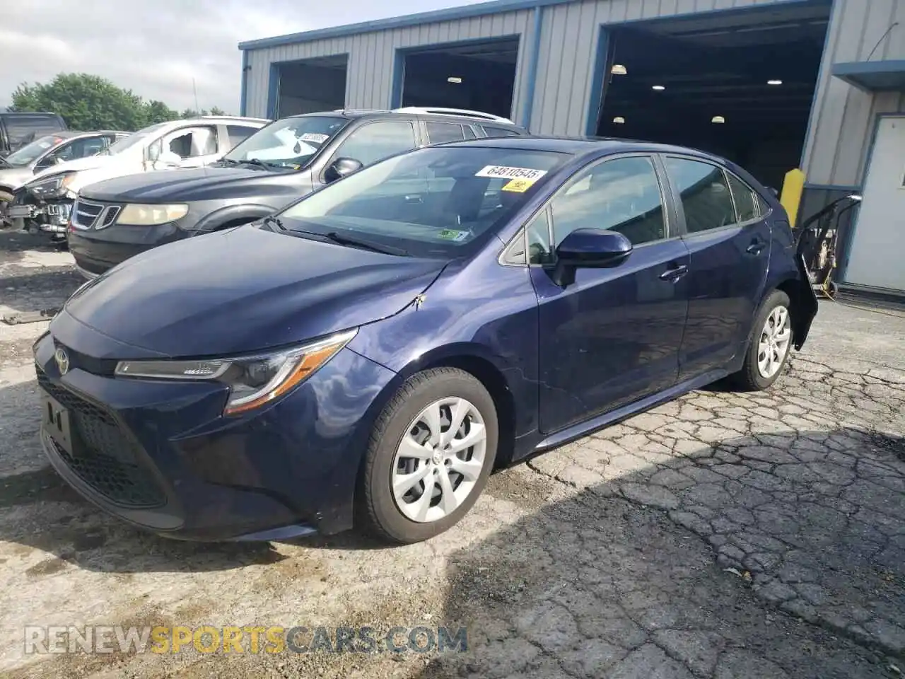 1 Photograph of a damaged car JTDEPMAE2MJ136021 TOYOTA COROLLA 2021