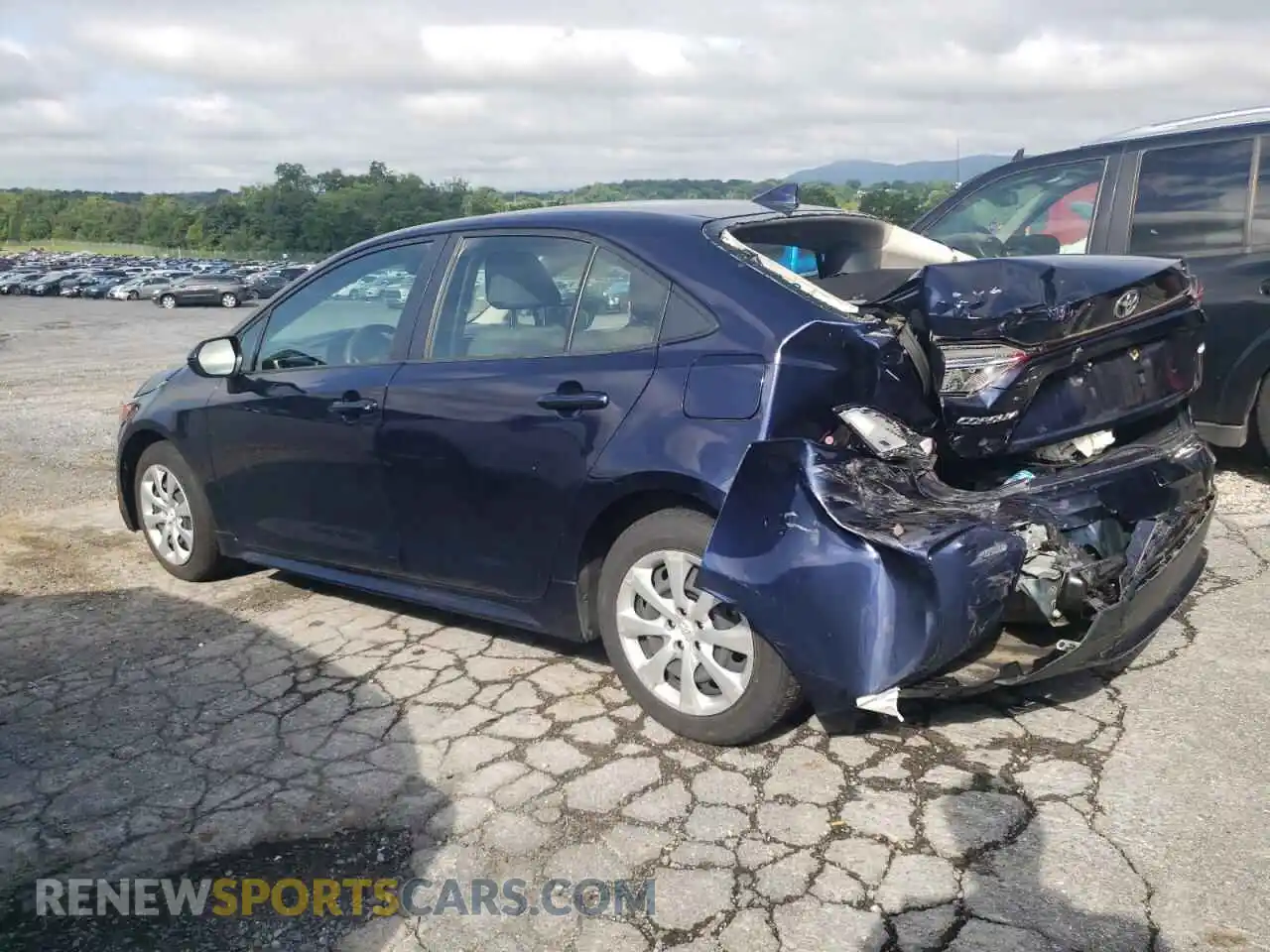 2 Photograph of a damaged car JTDEPMAE2MJ136021 TOYOTA COROLLA 2021