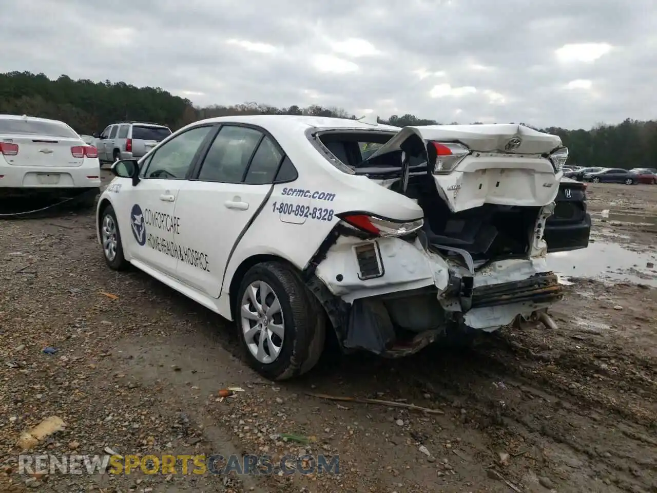 3 Photograph of a damaged car JTDEPMAE2MJ137752 TOYOTA COROLLA 2021