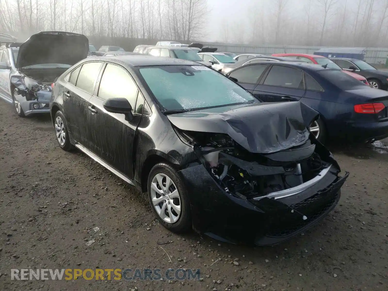 1 Photograph of a damaged car JTDEPMAE2MJ139498 TOYOTA COROLLA 2021