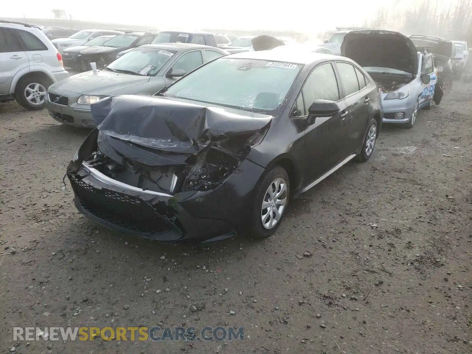 2 Photograph of a damaged car JTDEPMAE2MJ139498 TOYOTA COROLLA 2021