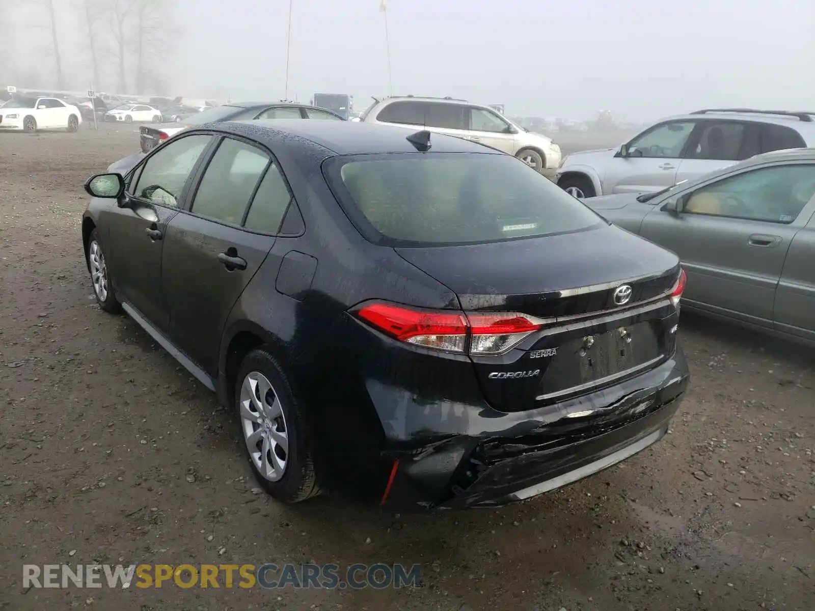 3 Photograph of a damaged car JTDEPMAE2MJ139498 TOYOTA COROLLA 2021