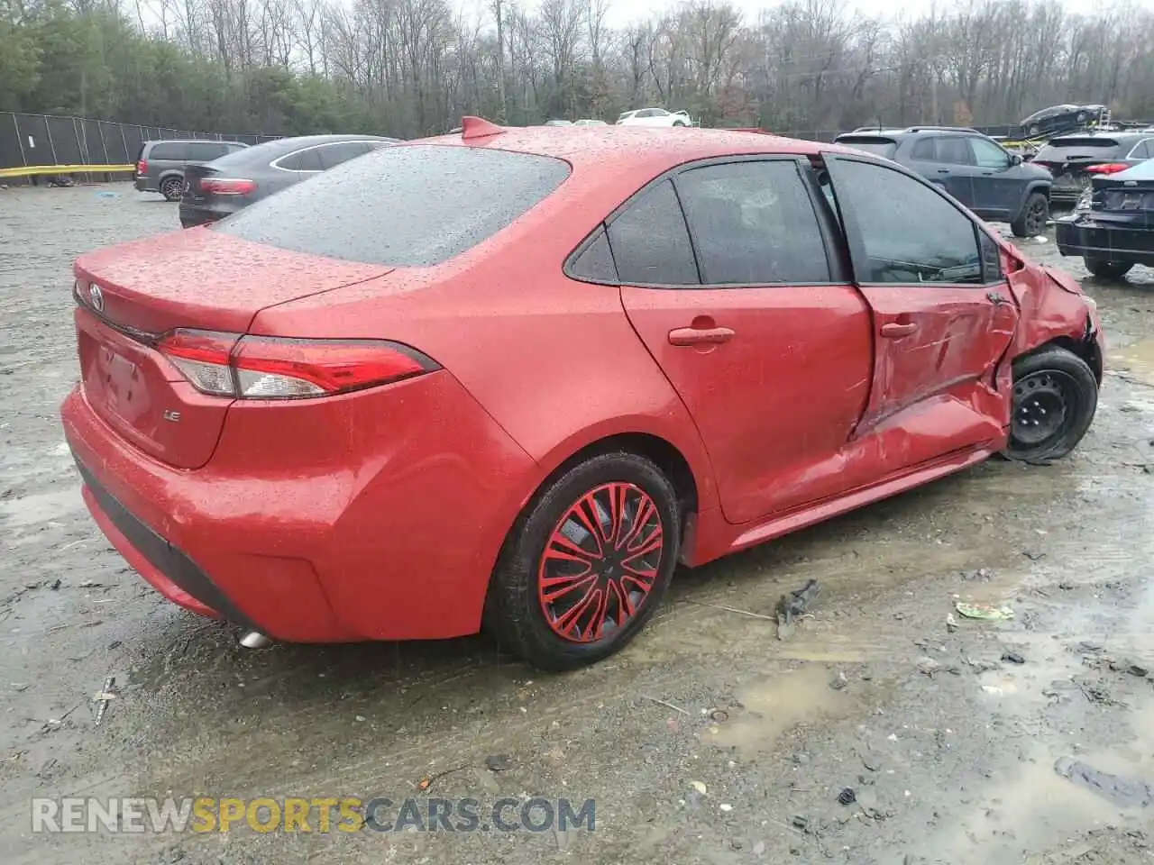 3 Photograph of a damaged car JTDEPMAE2MJ139940 TOYOTA COROLLA 2021