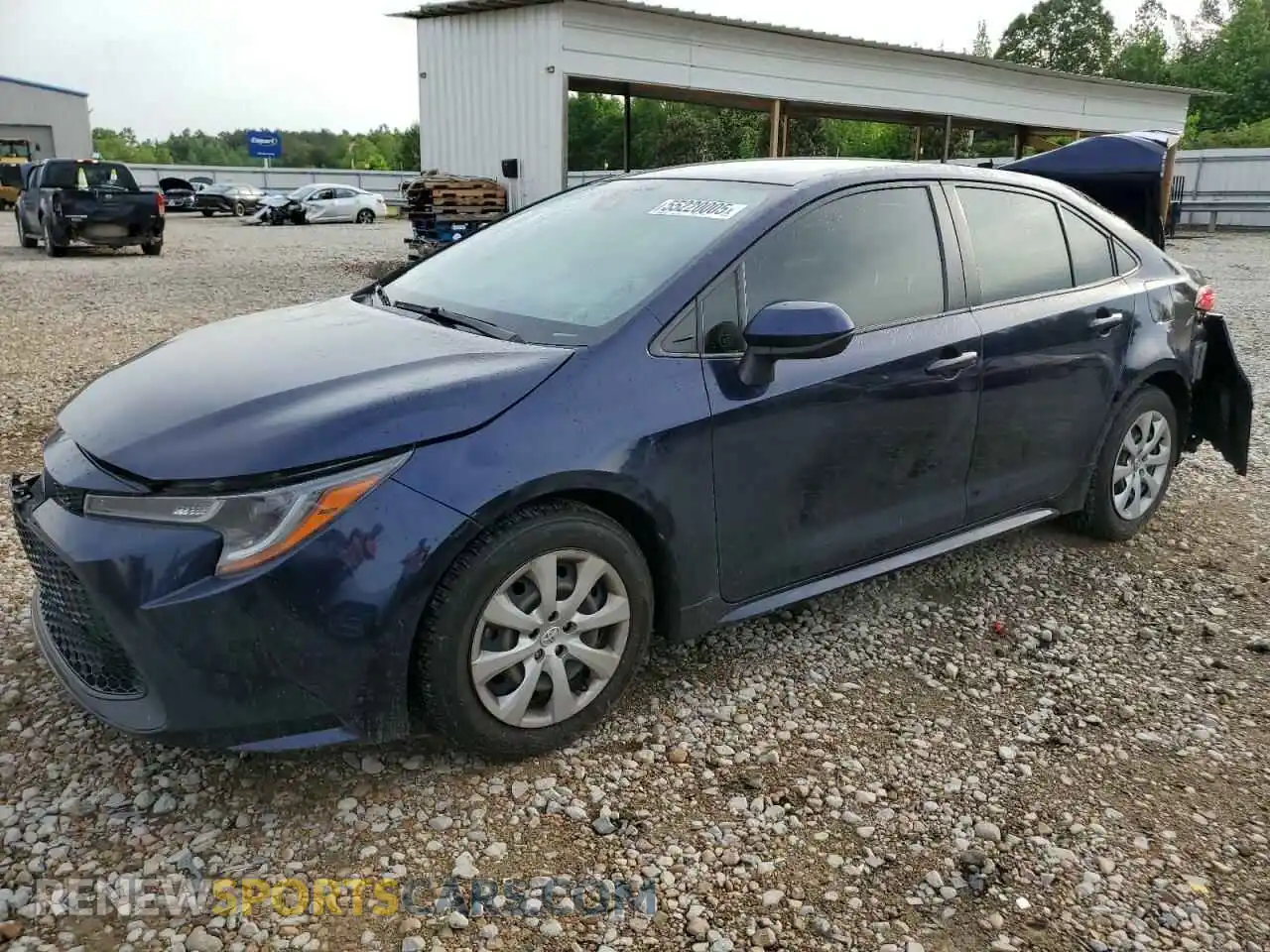 1 Photograph of a damaged car JTDEPMAE2MJ142384 TOYOTA COROLLA 2021
