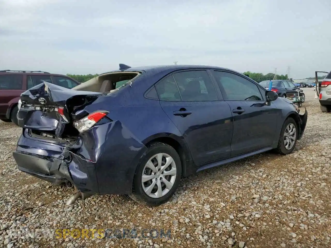 3 Photograph of a damaged car JTDEPMAE2MJ142384 TOYOTA COROLLA 2021