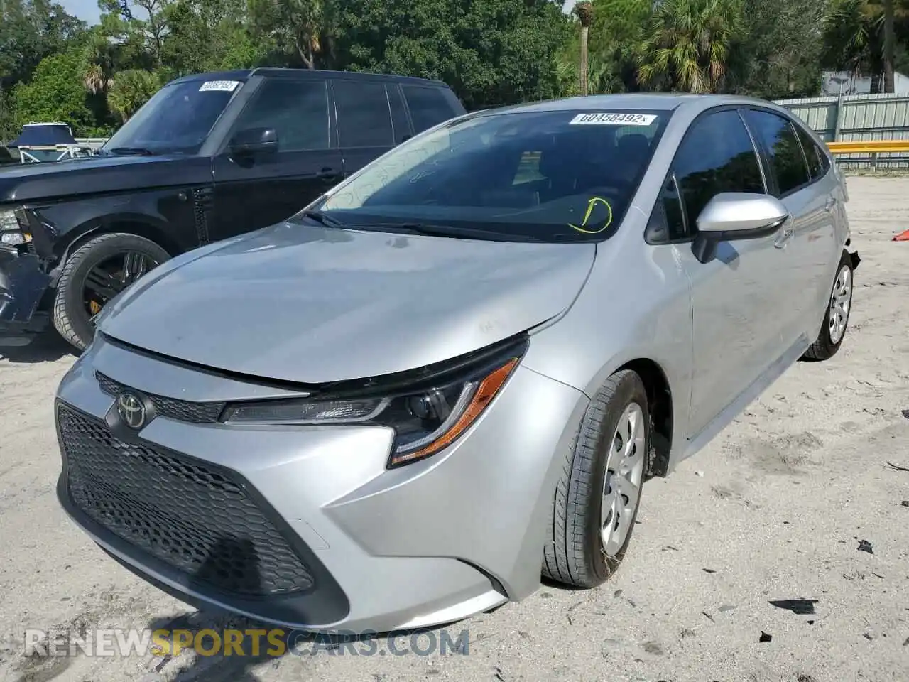 2 Photograph of a damaged car JTDEPMAE2MJ143700 TOYOTA COROLLA 2021