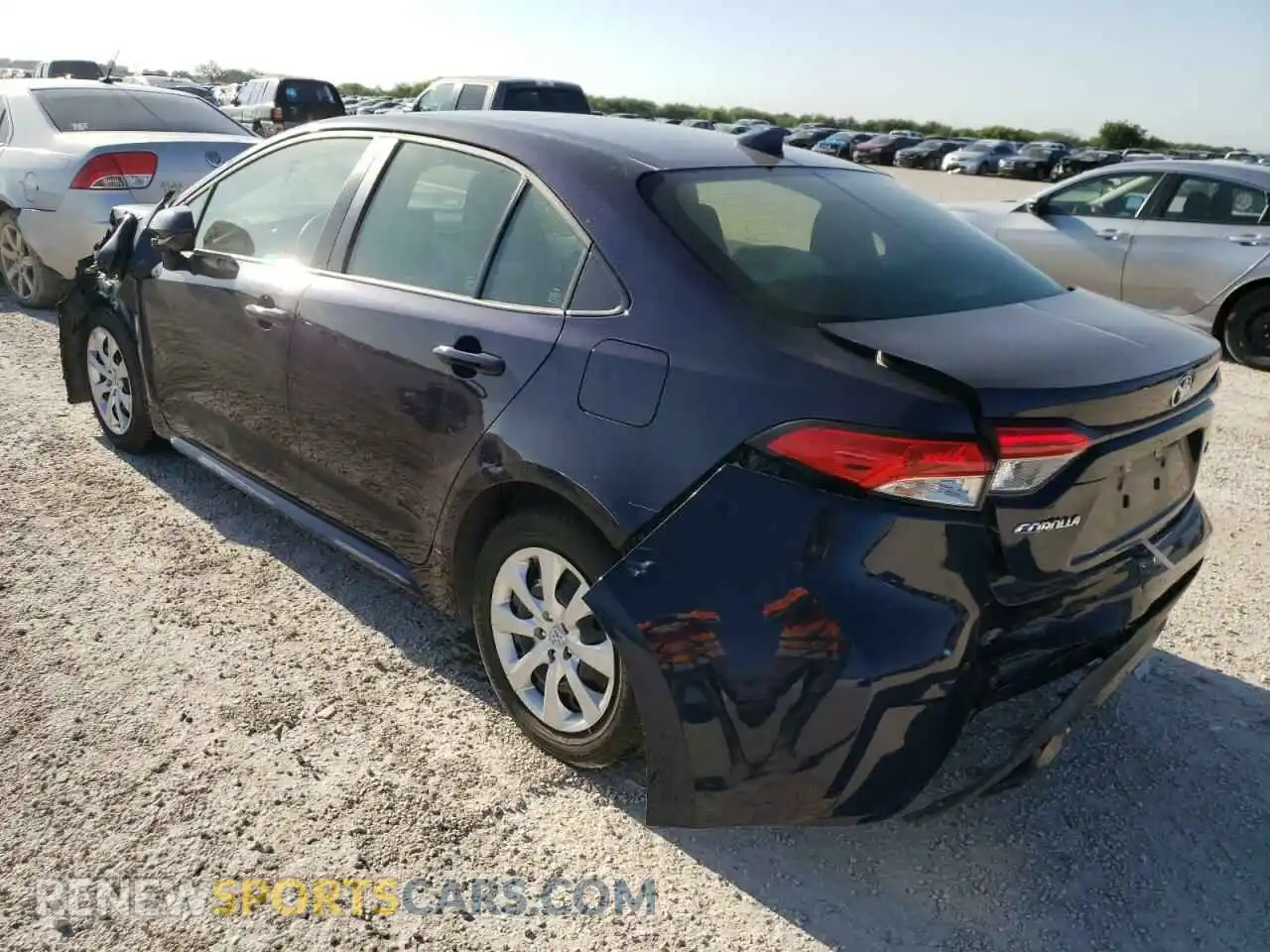 3 Photograph of a damaged car JTDEPMAE2MJ144247 TOYOTA COROLLA 2021