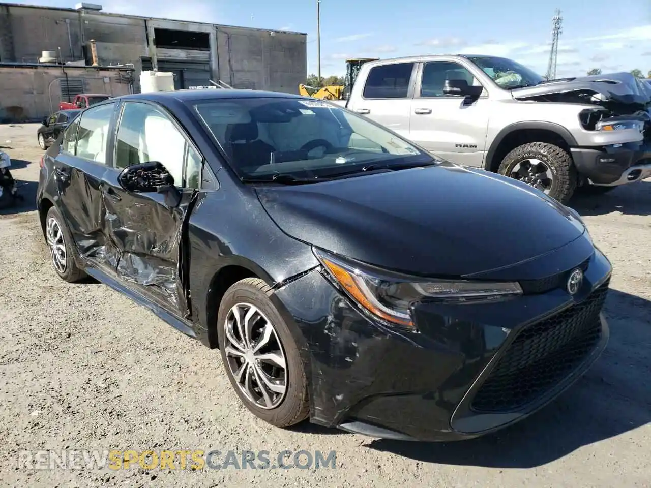 1 Photograph of a damaged car JTDEPMAE2MJ145012 TOYOTA COROLLA 2021