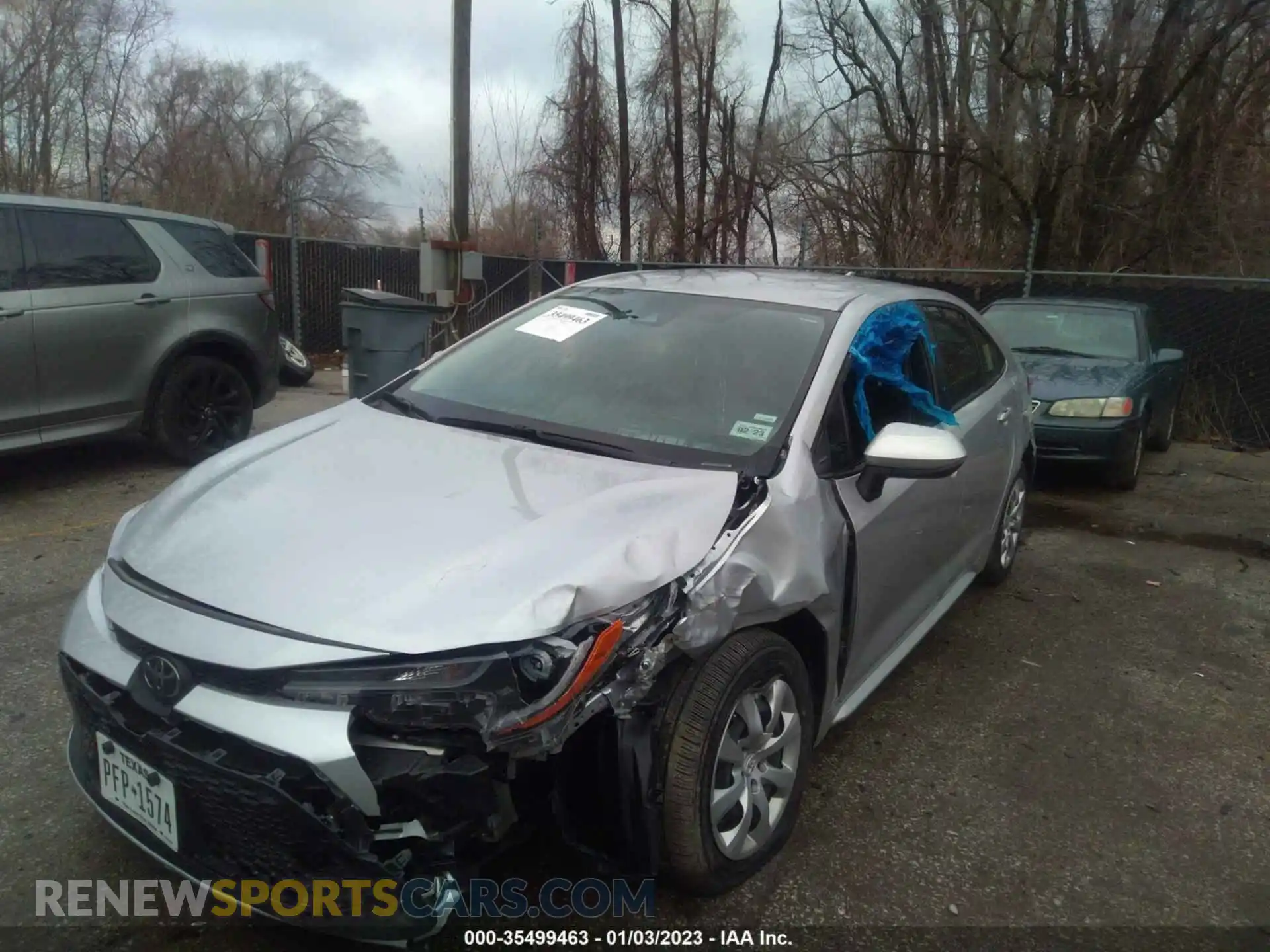 2 Photograph of a damaged car JTDEPMAE2MJ145866 TOYOTA COROLLA 2021