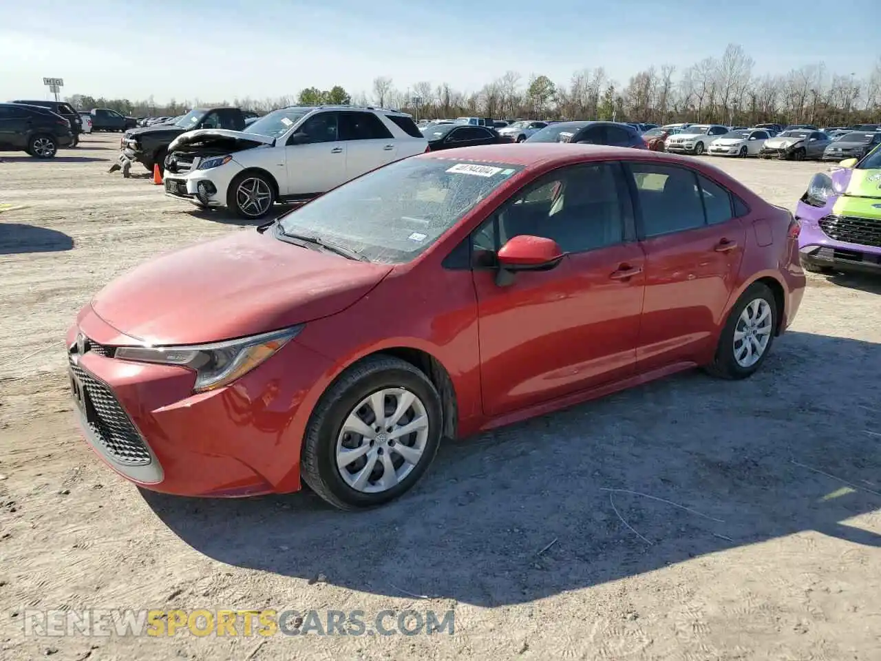 1 Photograph of a damaged car JTDEPMAE2MJ147018 TOYOTA COROLLA 2021