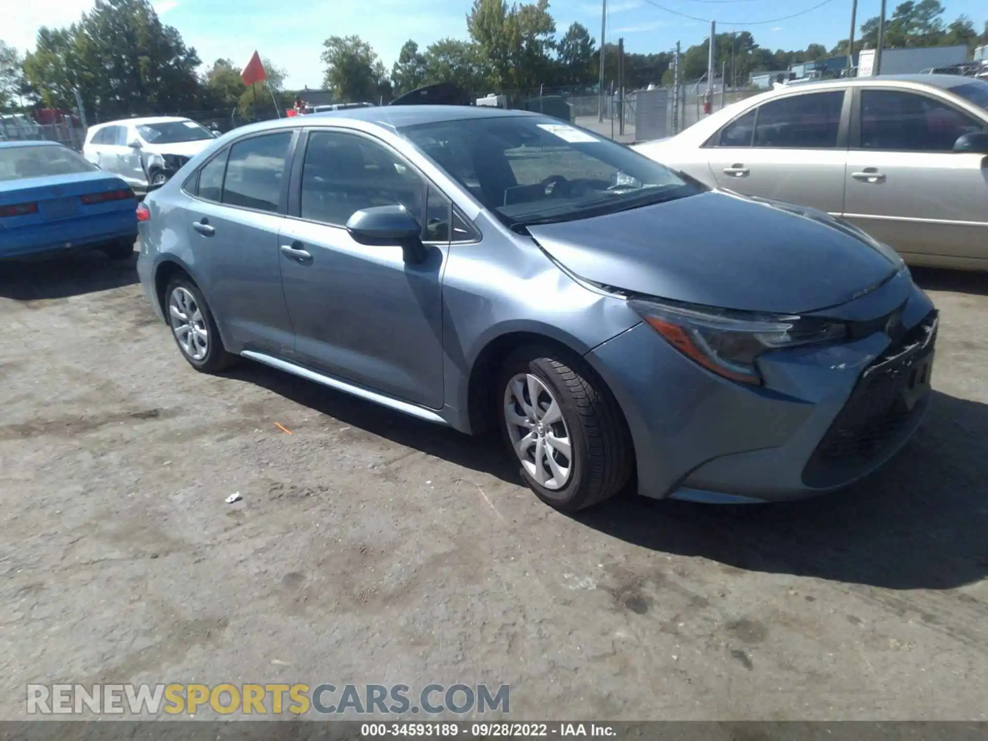1 Photograph of a damaged car JTDEPMAE2MJ147827 TOYOTA COROLLA 2021