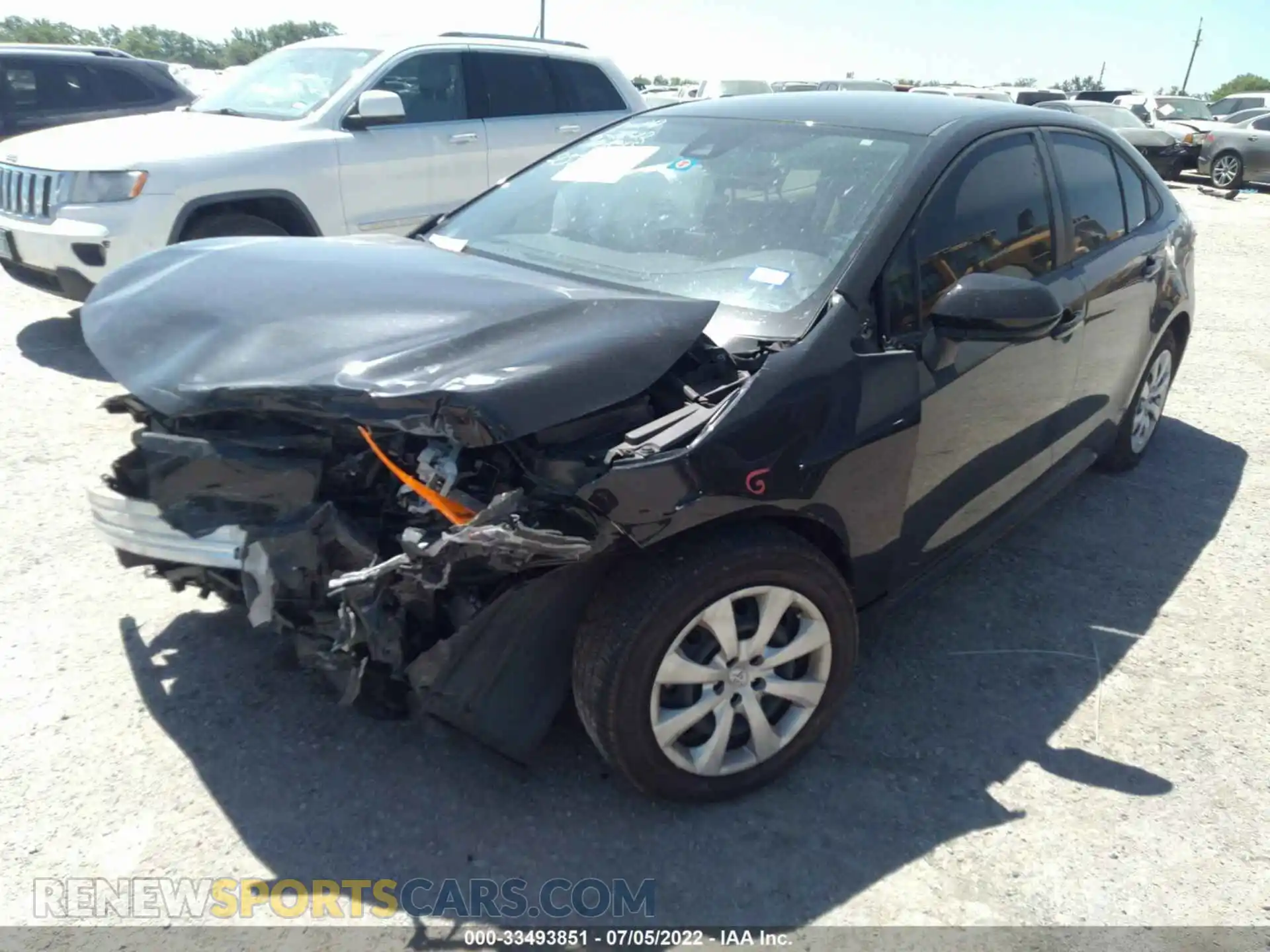 2 Photograph of a damaged car JTDEPMAE2MJ148430 TOYOTA COROLLA 2021
