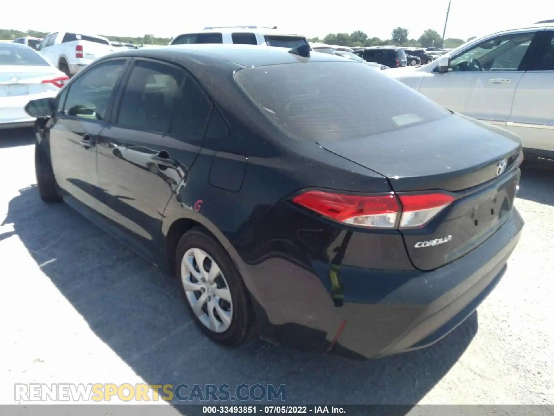 3 Photograph of a damaged car JTDEPMAE2MJ148430 TOYOTA COROLLA 2021